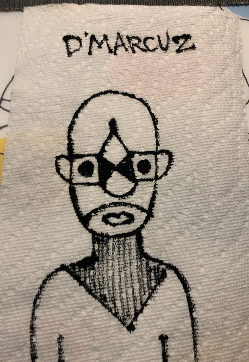 First iteration napkin sketch