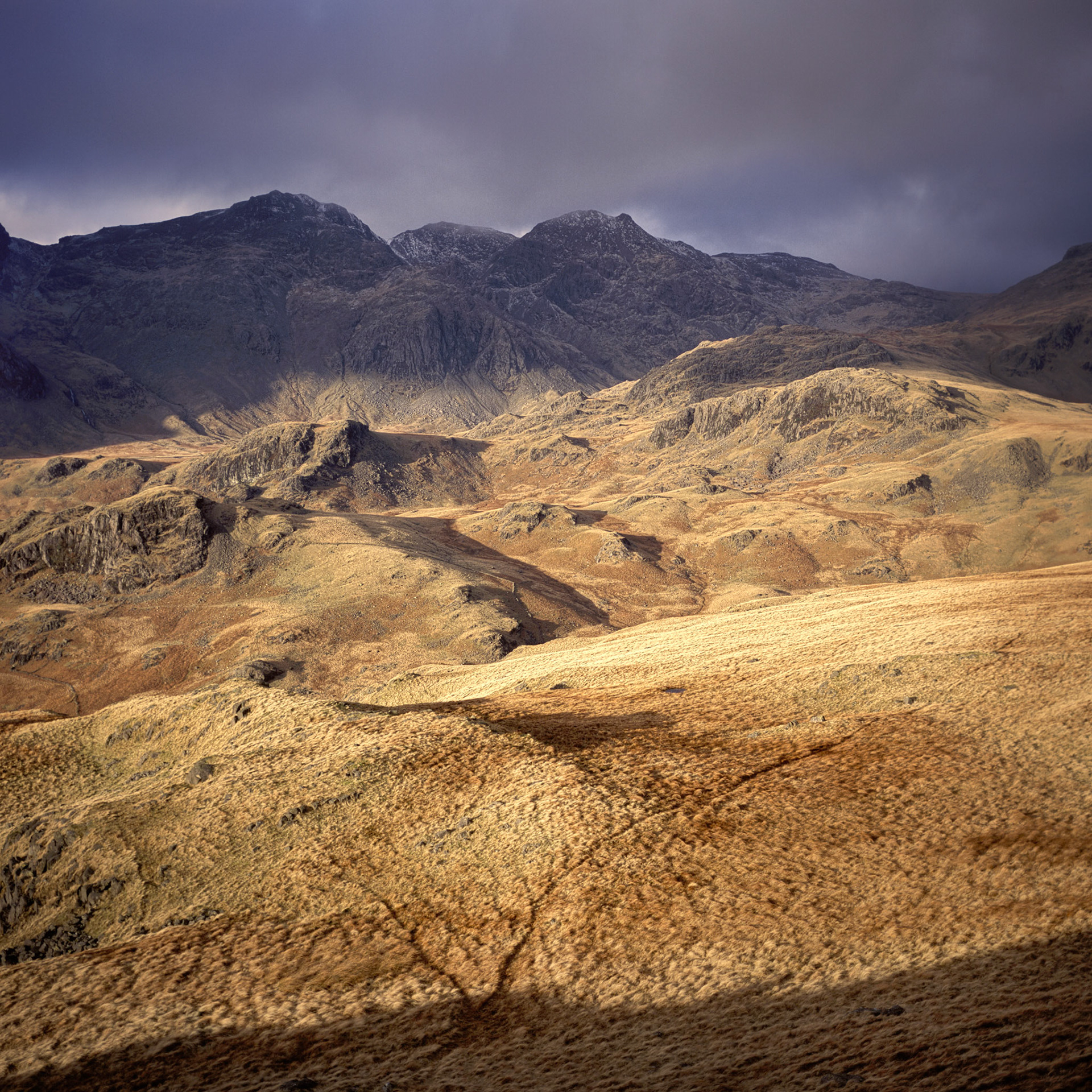 Scafells From Hardknott