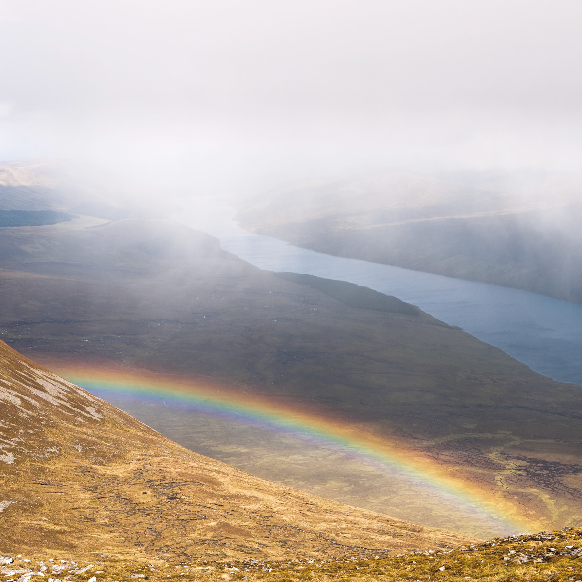 Loch Ericht From Beinn Bheoil