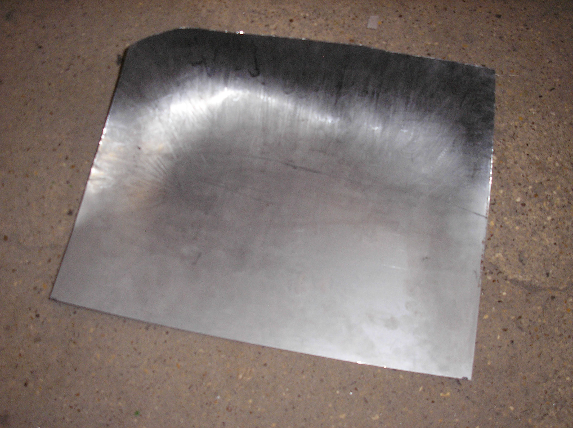 Replacement panel fabricated