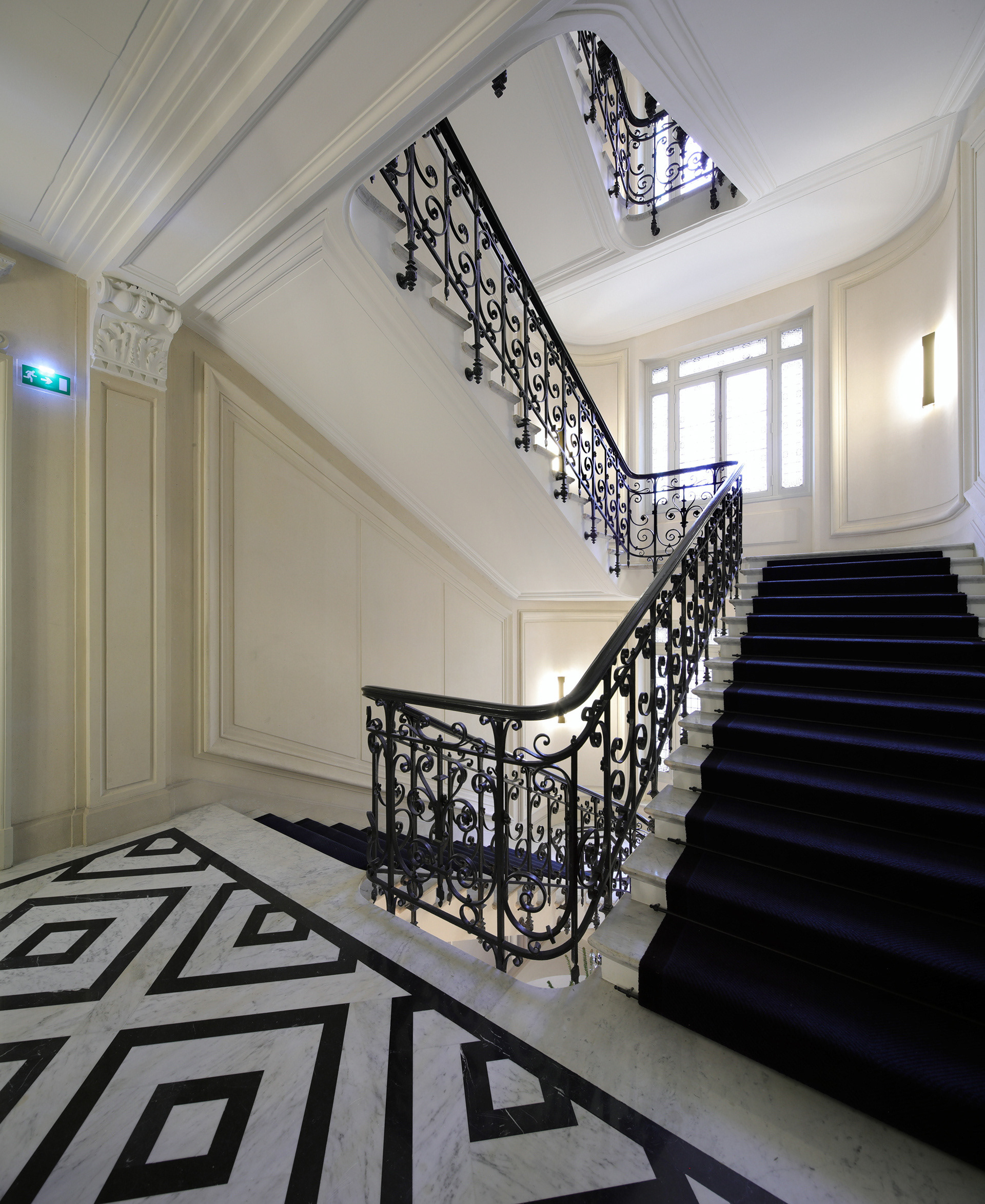 Divers escaliers Haussmanien, Paris