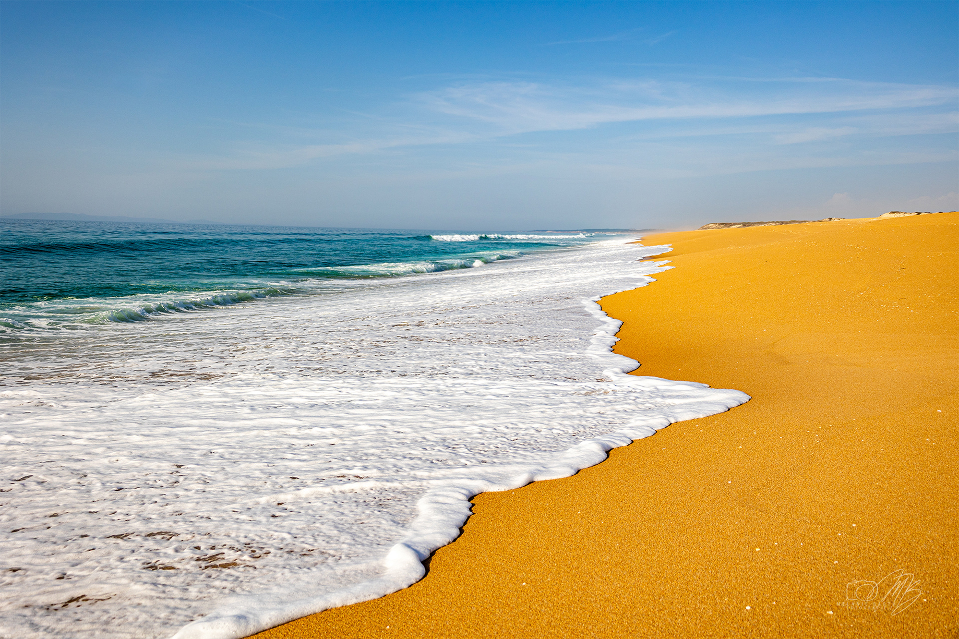 Zusätzliches Strandbild - Wasserschaum