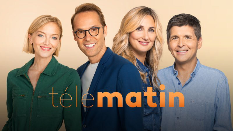 La matinale Télématin sur France 2 (3H de direct) 