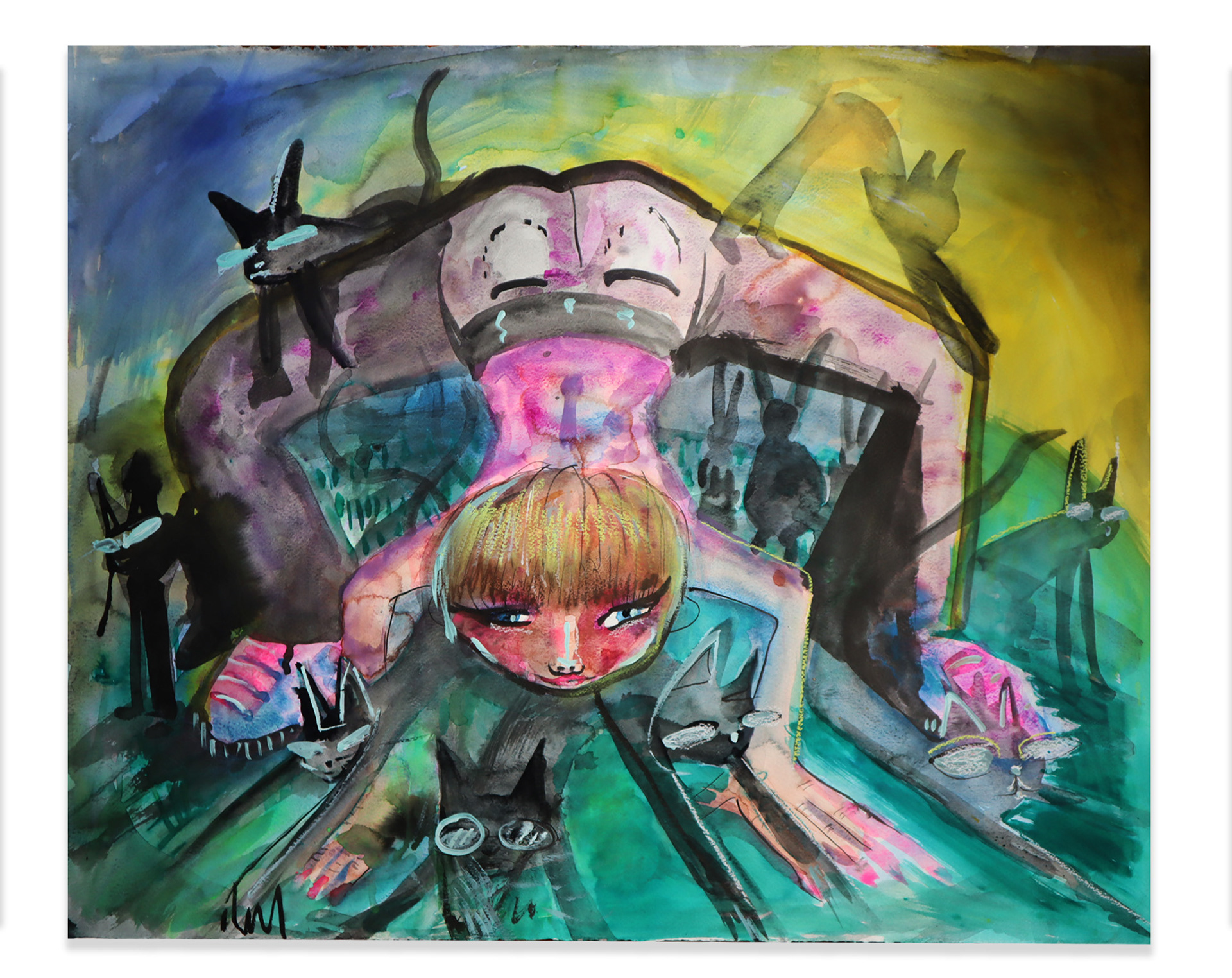Watercolor on paper