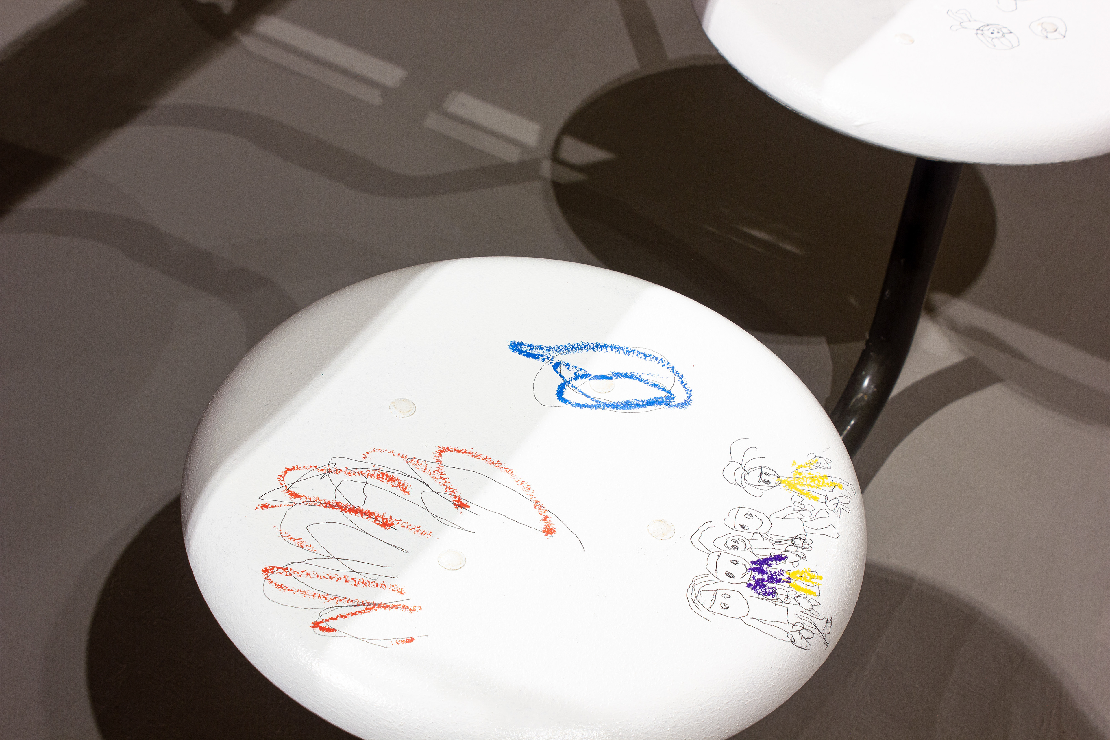 Detail: children's drawings