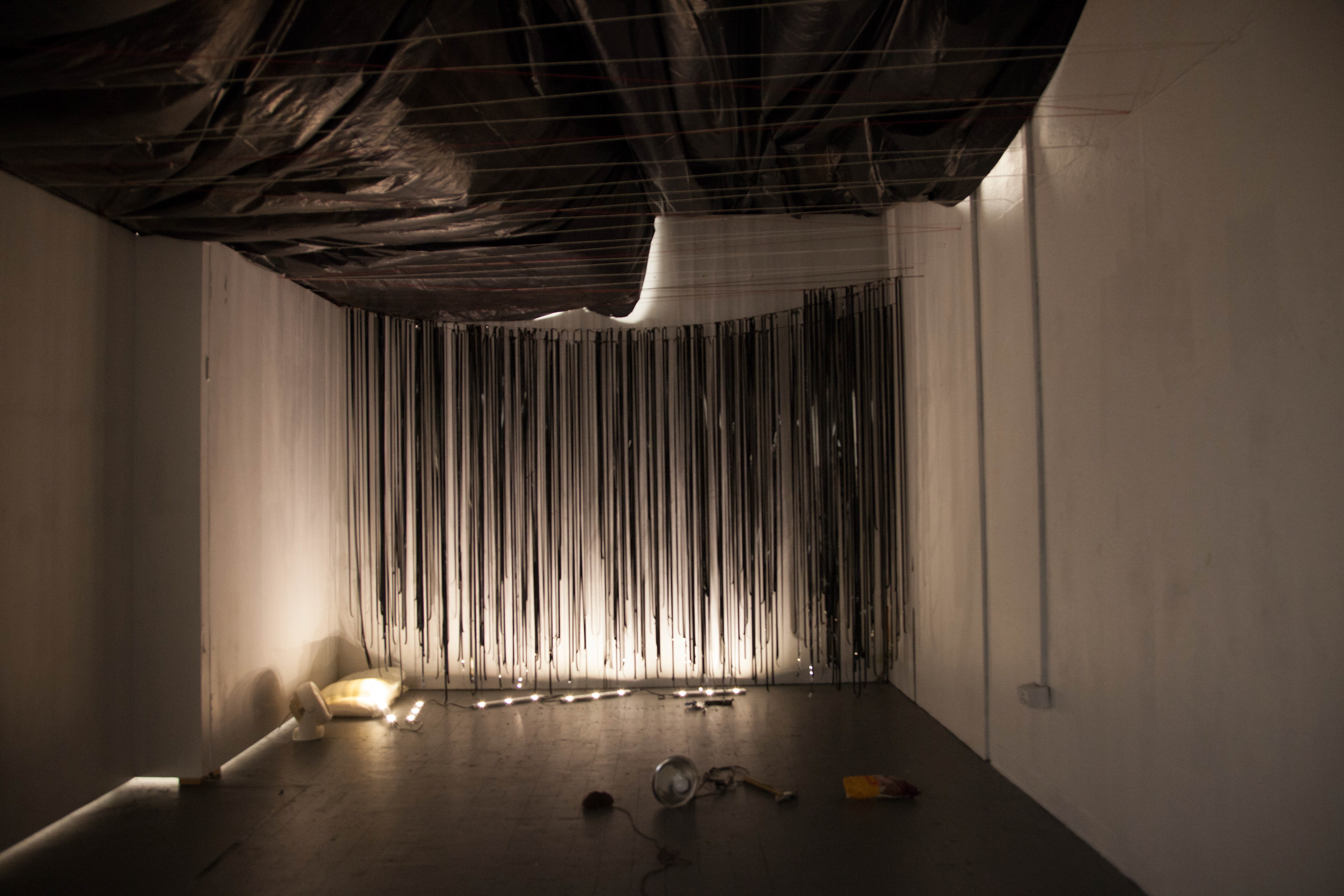 Installation shot: step 2 problem-solving lighting