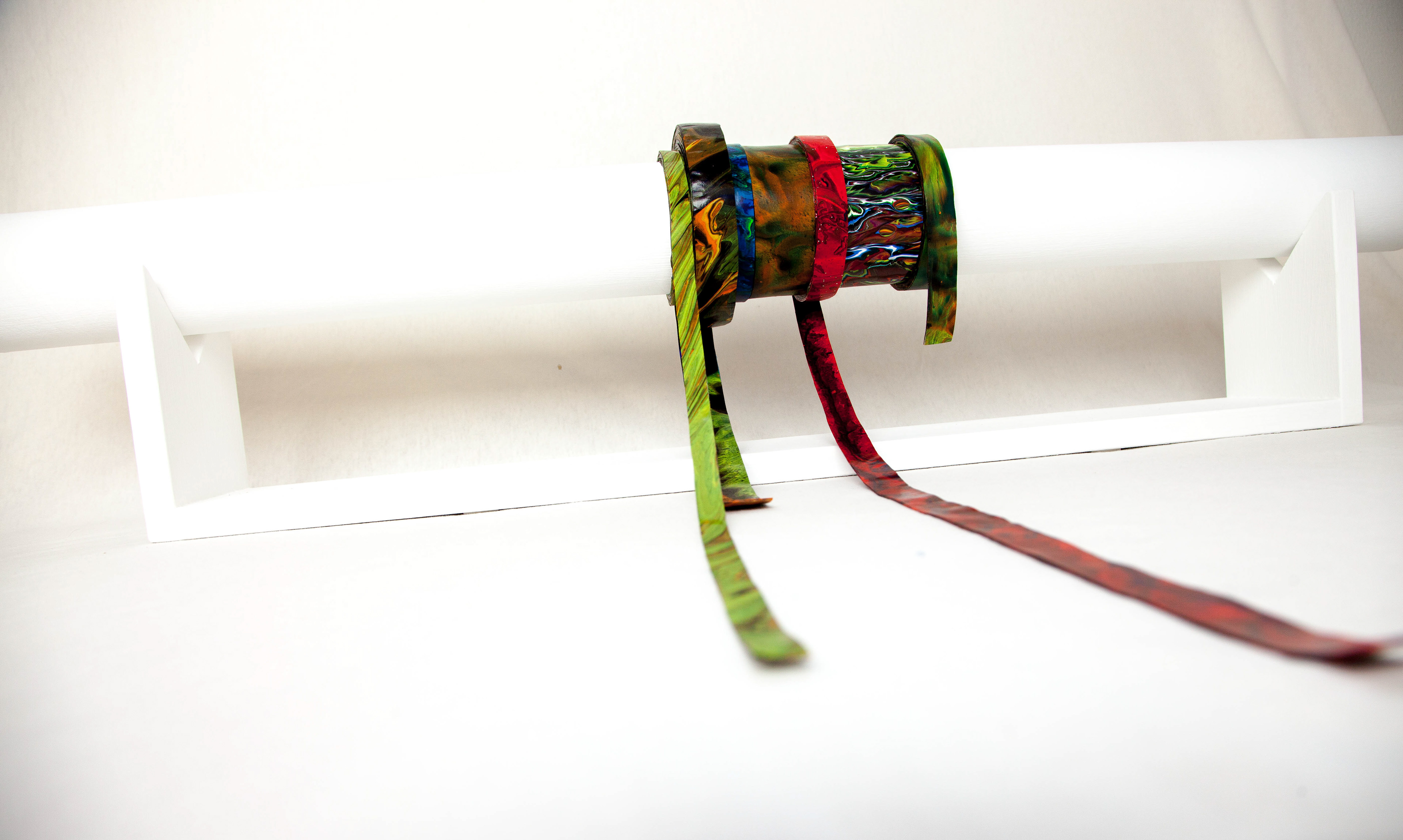 Sculpture unrolled and extended