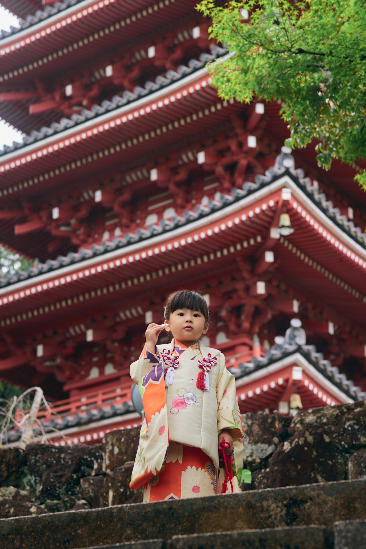竹林寺 五重塔