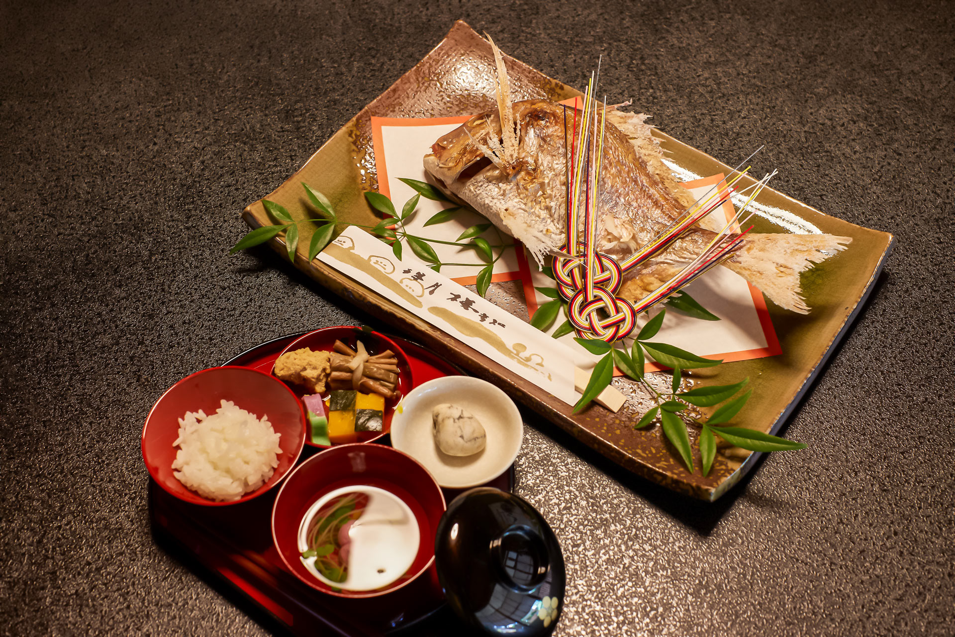 料亭得月楼 お食い初め膳