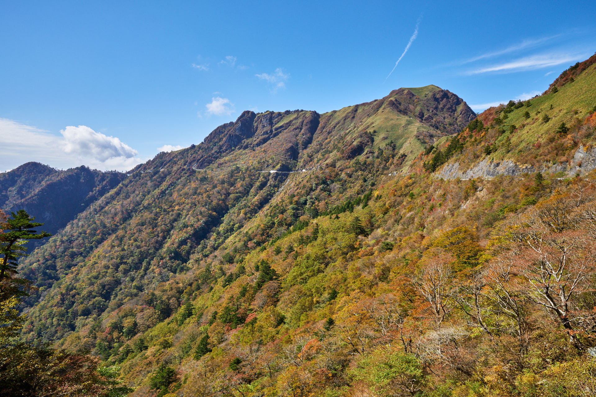 紅葉のUFOライン