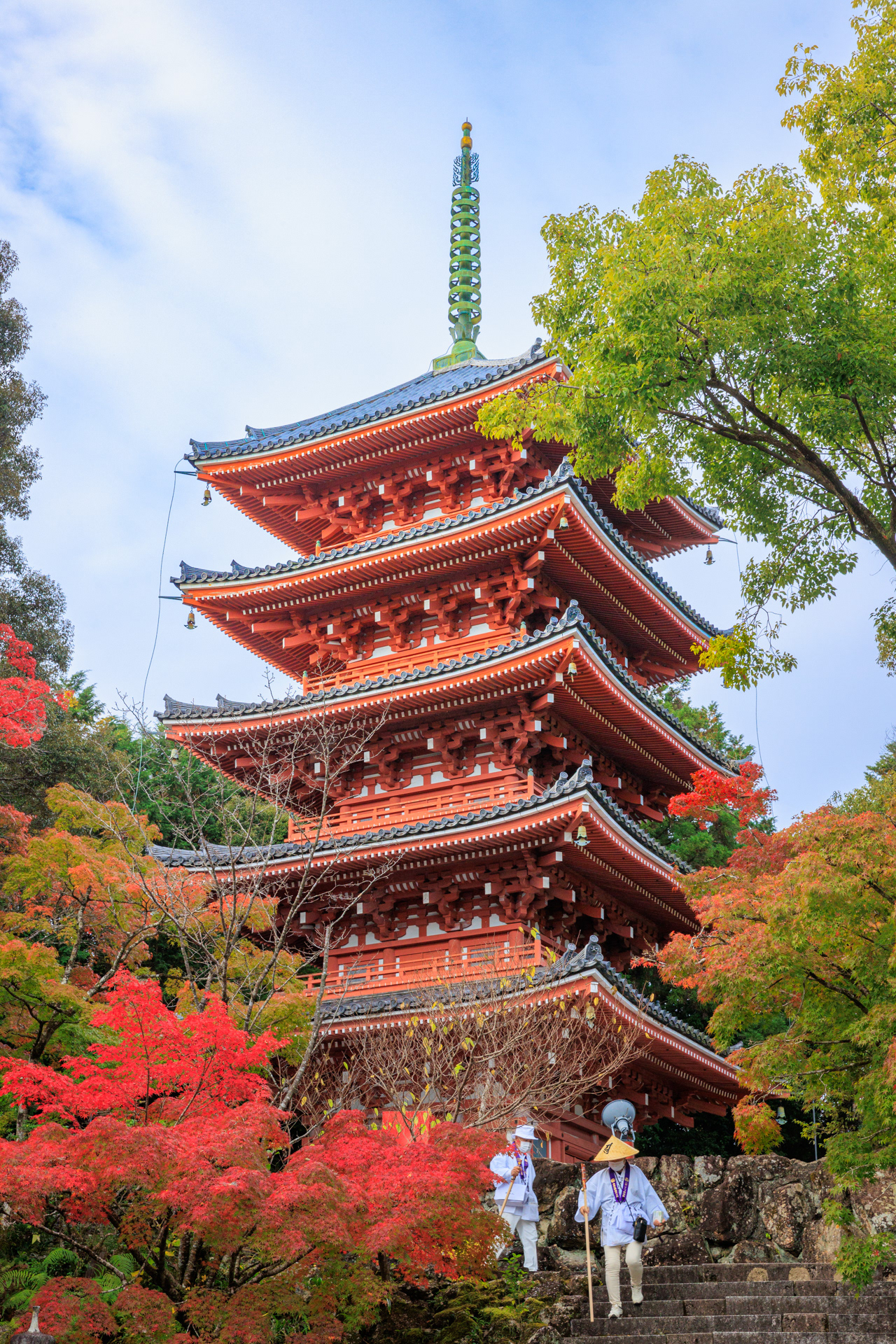 竹林寺 五重塔