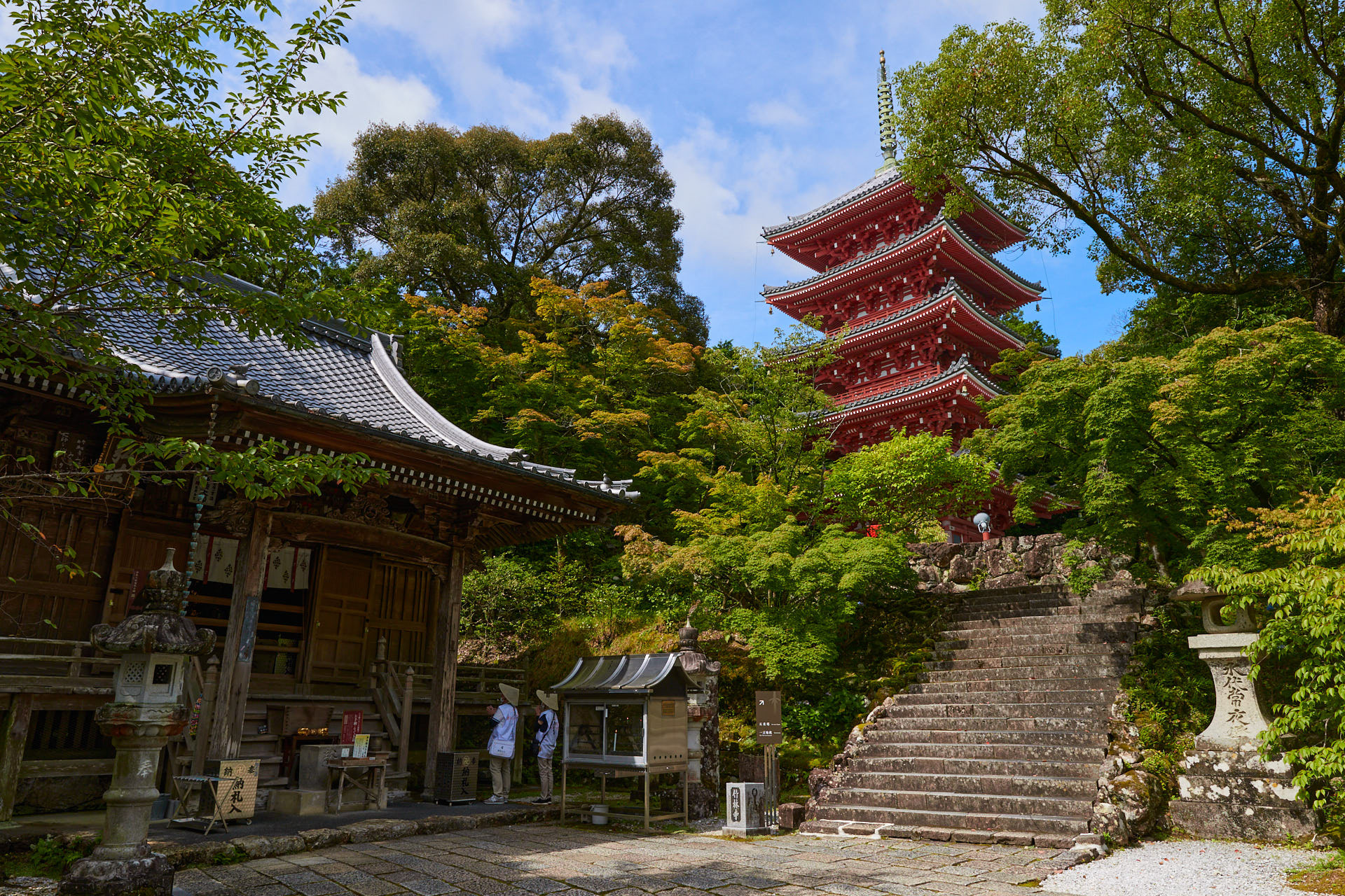 竹林寺 五重塔