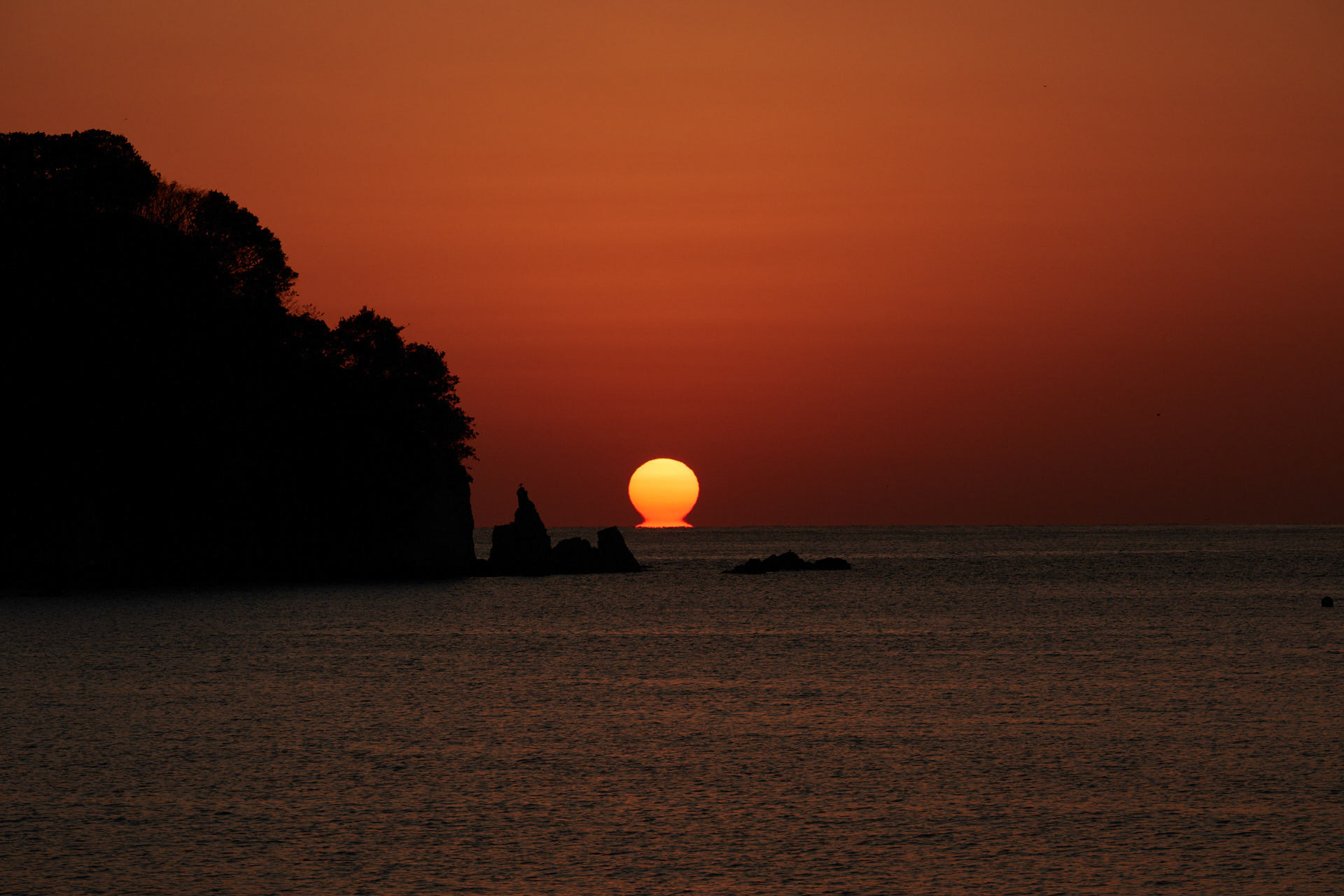 だるま夕日