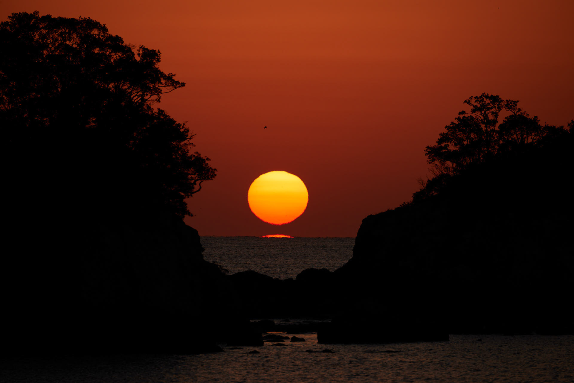 だるま夕日