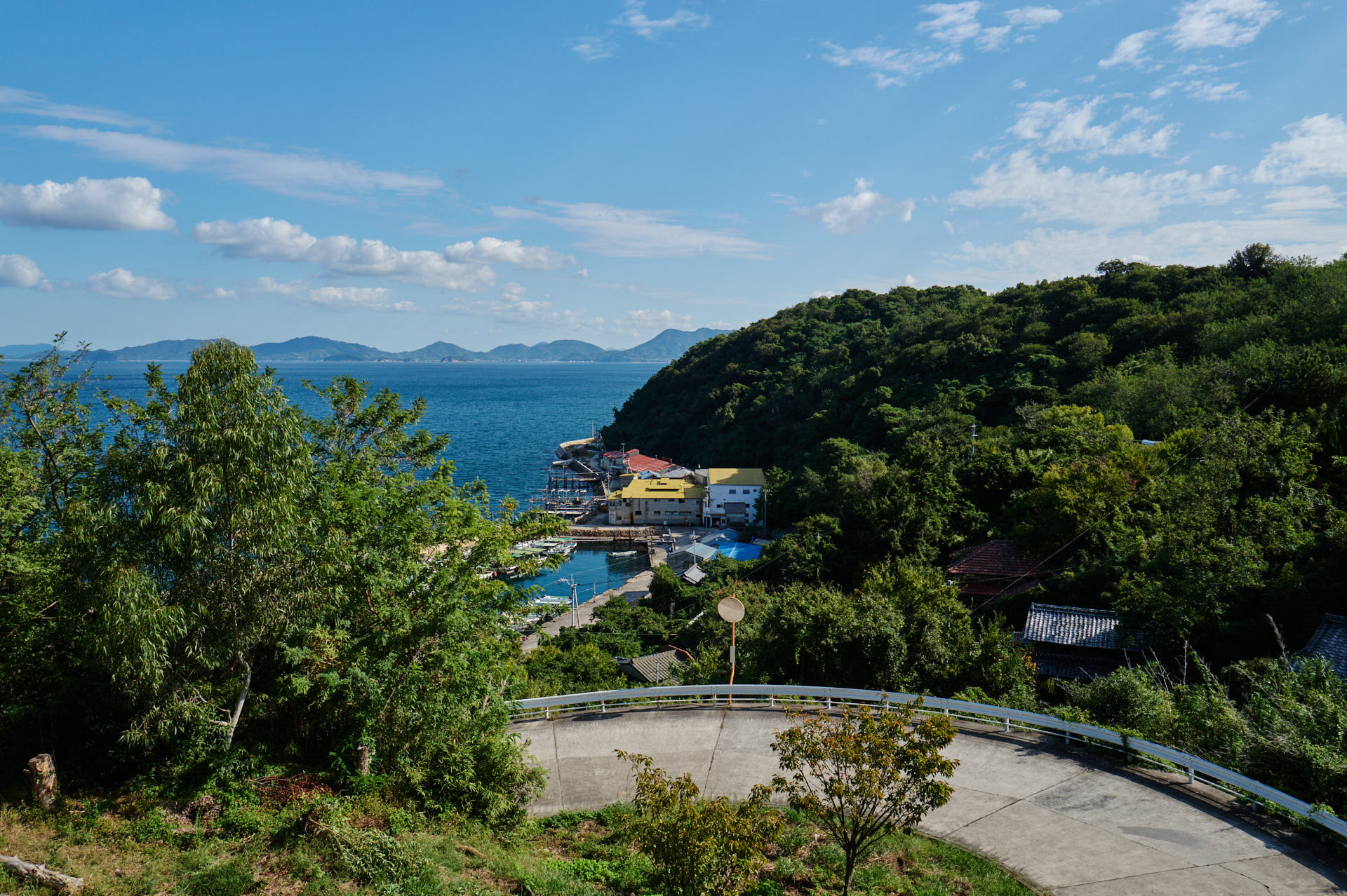 伊吹産院（出部屋跡地）から望む