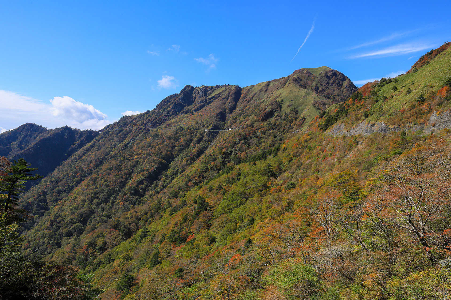 紅葉のUFOライン