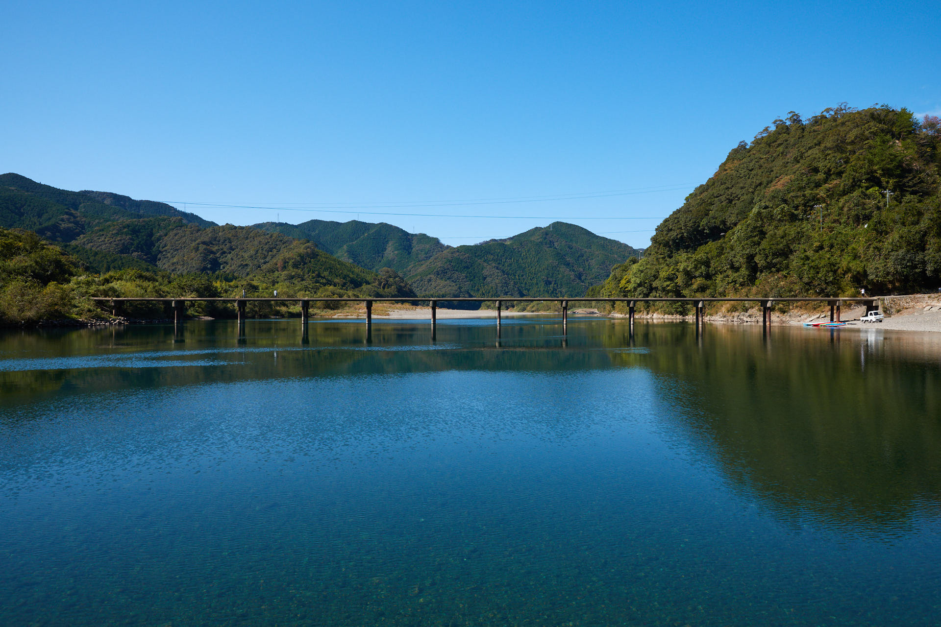 屋形船 四万十の碧