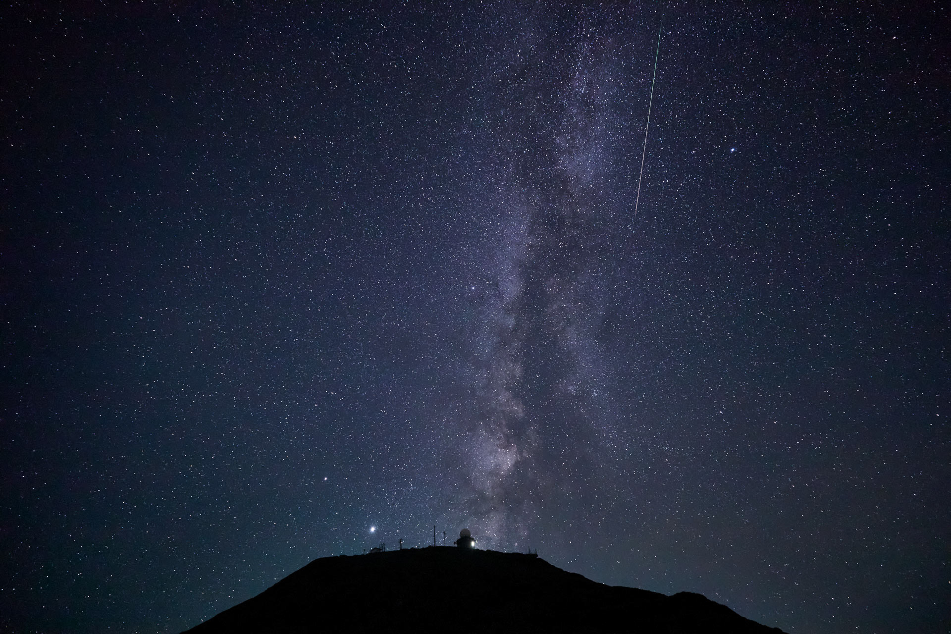 中津明神山山頂とペルセウス流星群