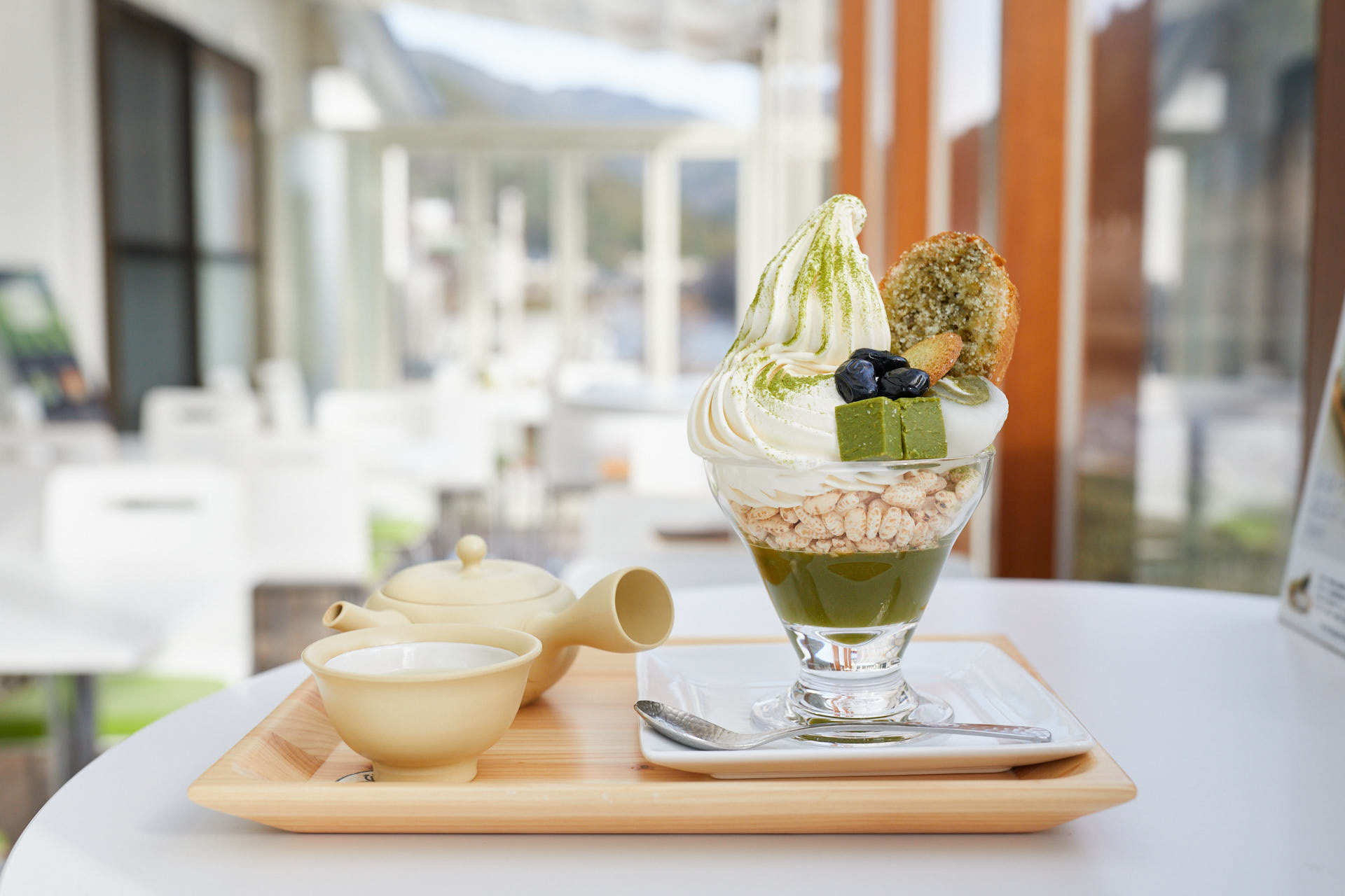 池川茶園 茶畑パフェ 煎茶
