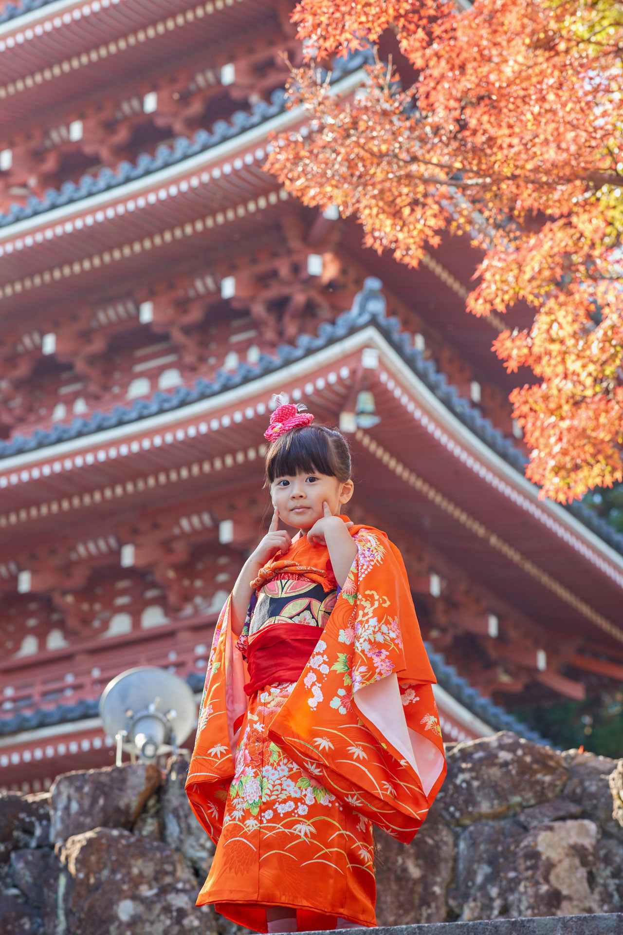 竹林寺 五重塔