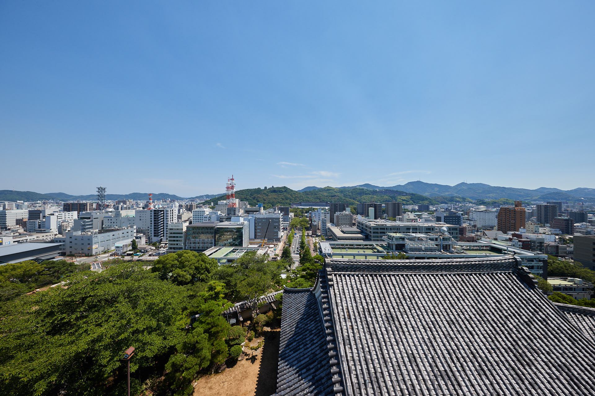 天守閣 南方角