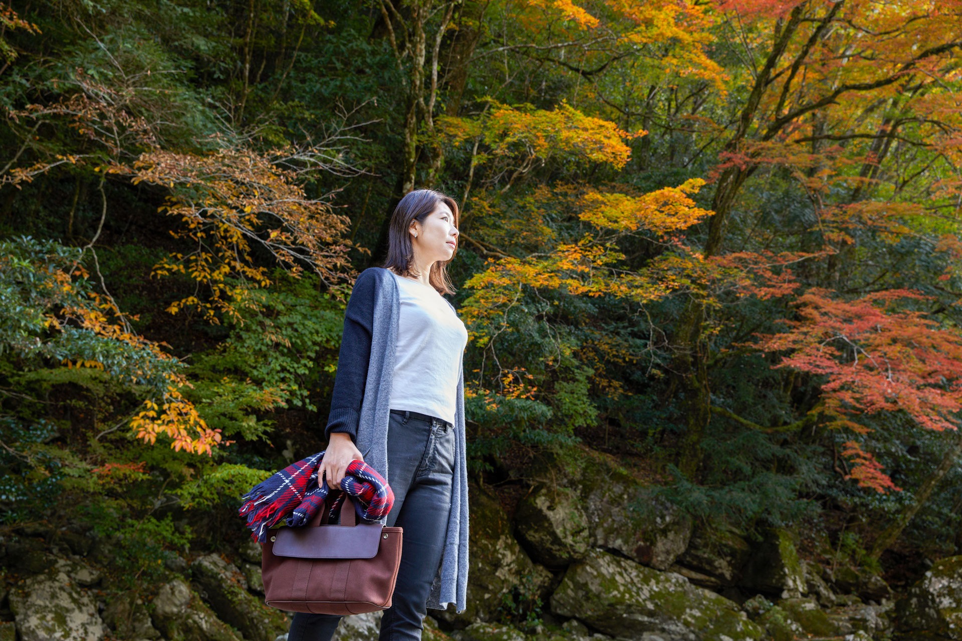 安居渓谷 乙女河原