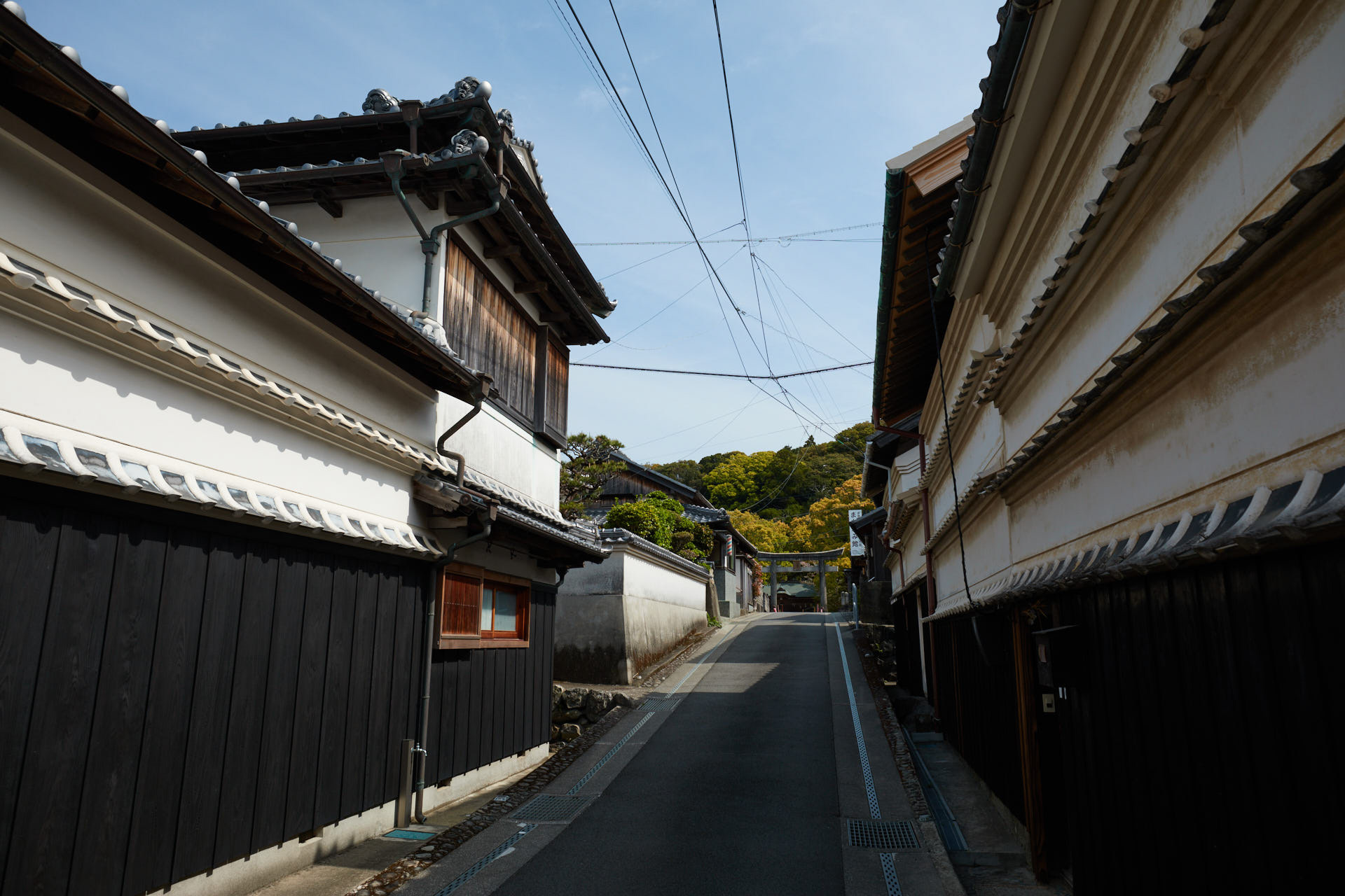 吉良川の町並み