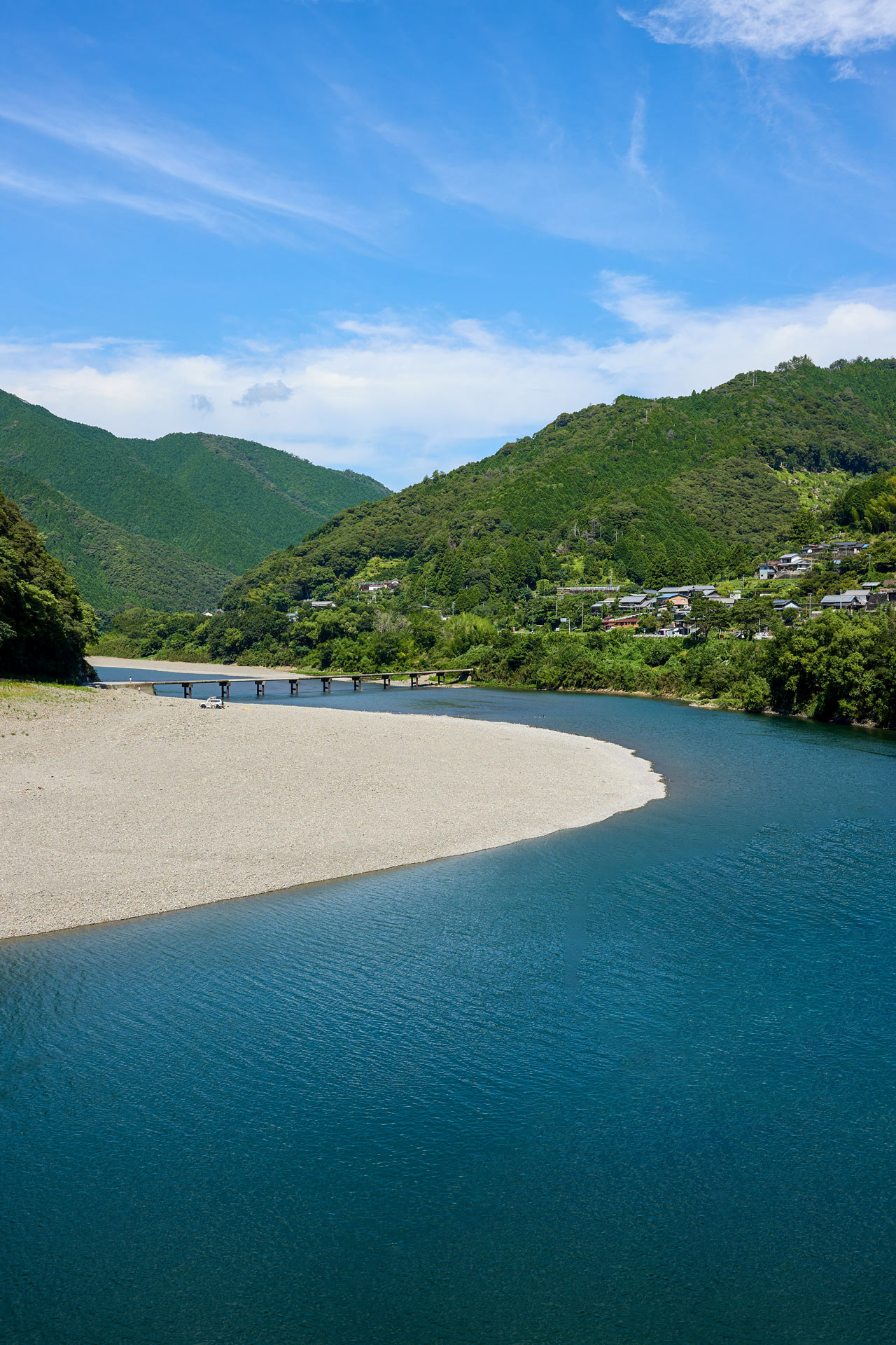 岩間の沈下橋