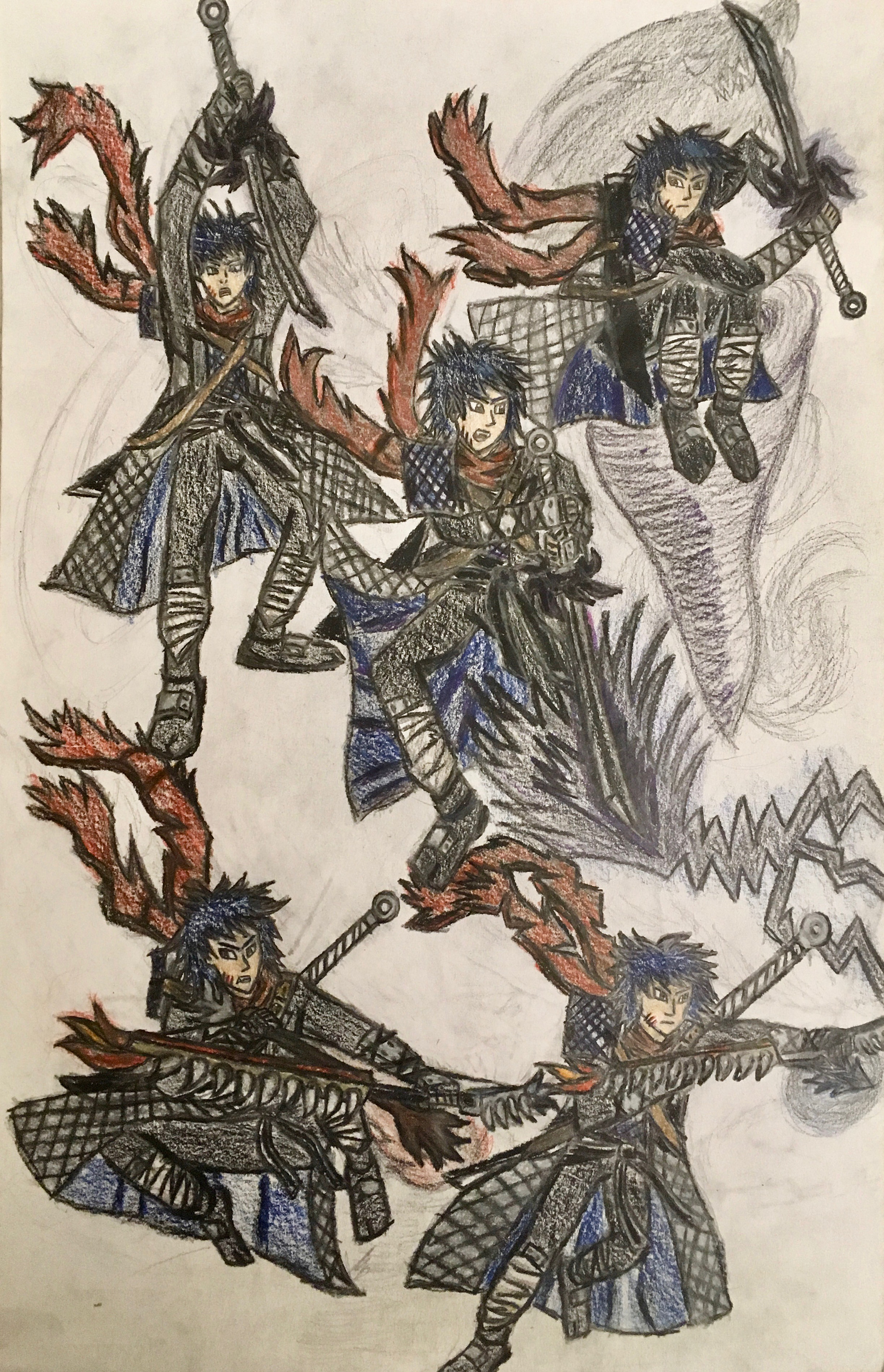 My character design project: Kazuki.