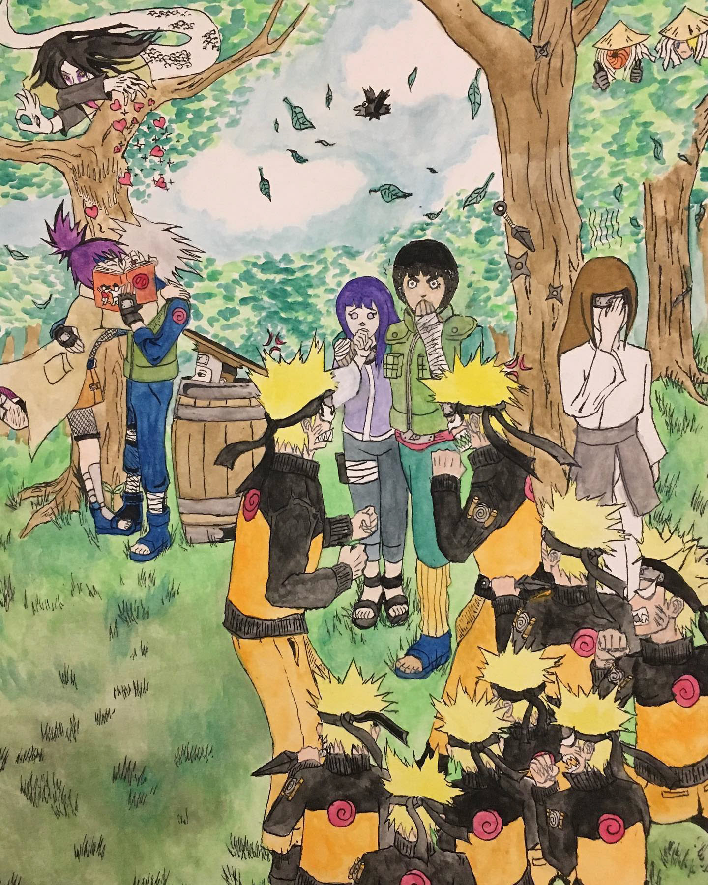 aging Foxes in the Woods. Photo reference from Liberty City Anime Con 2019