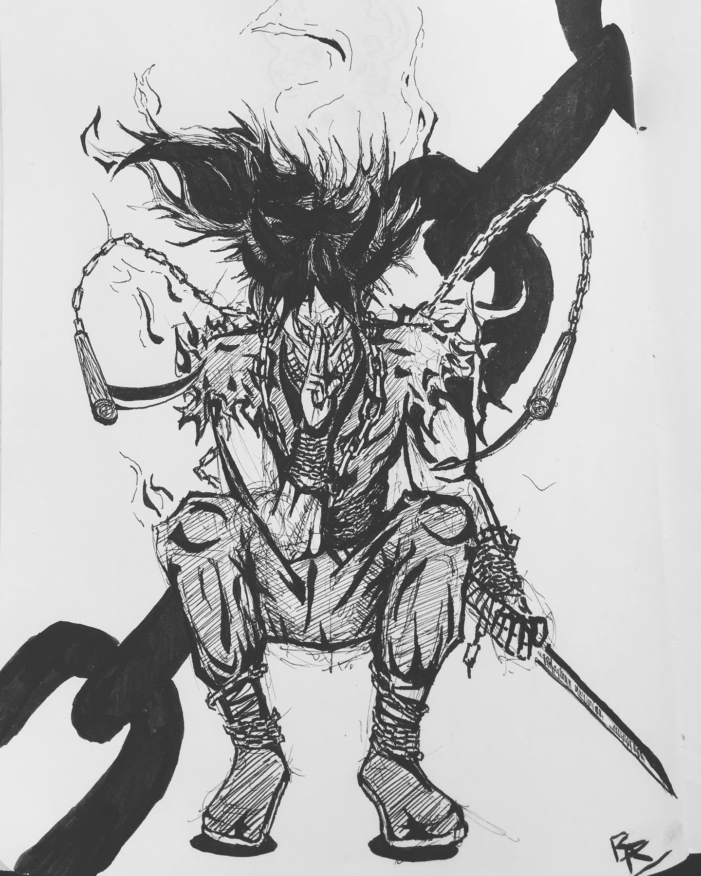 Chain Demon (Sketchbook) 6/7/19