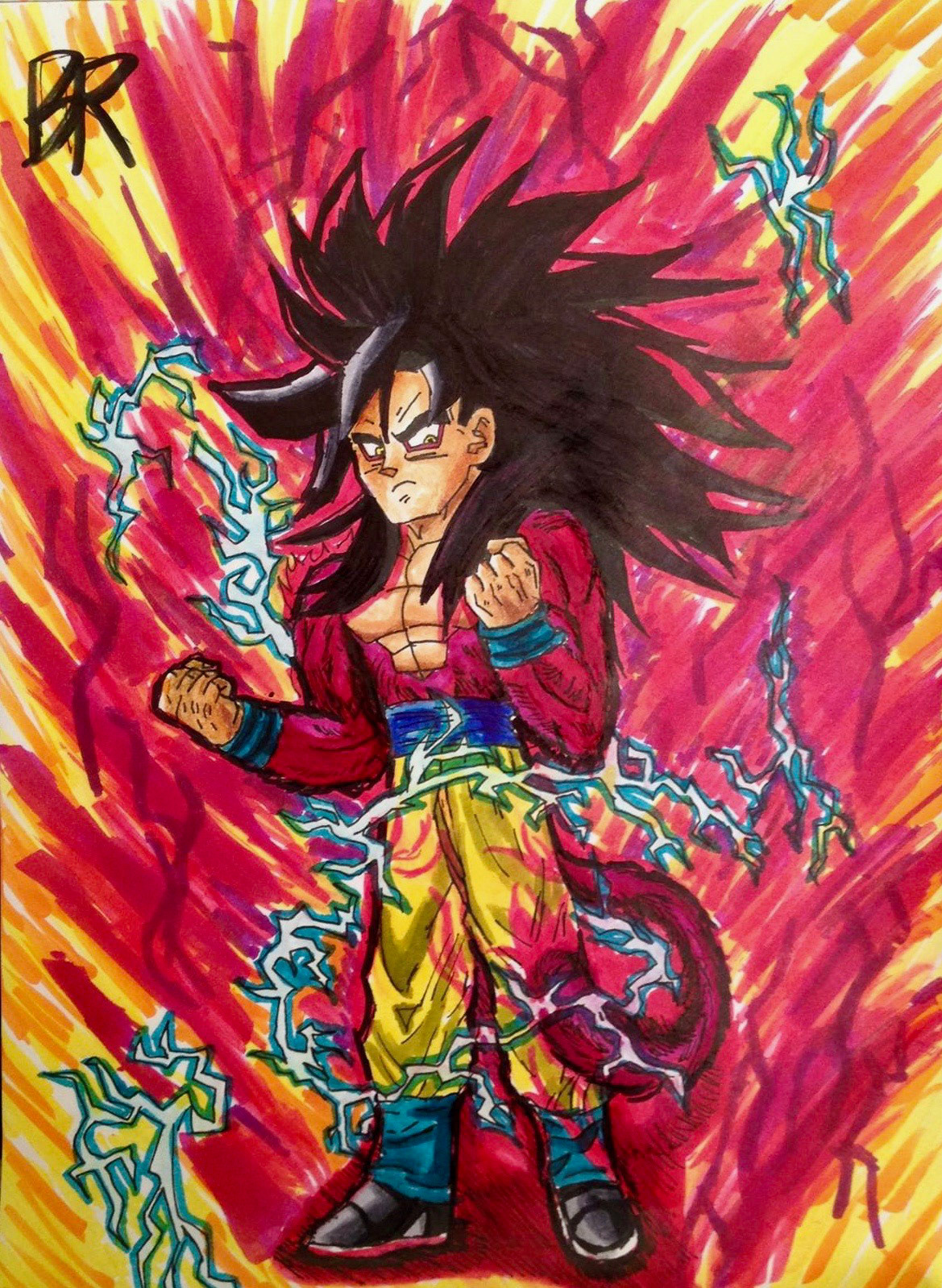 Full Power Super Saiyan 4 Goku from Dragon Ball GT