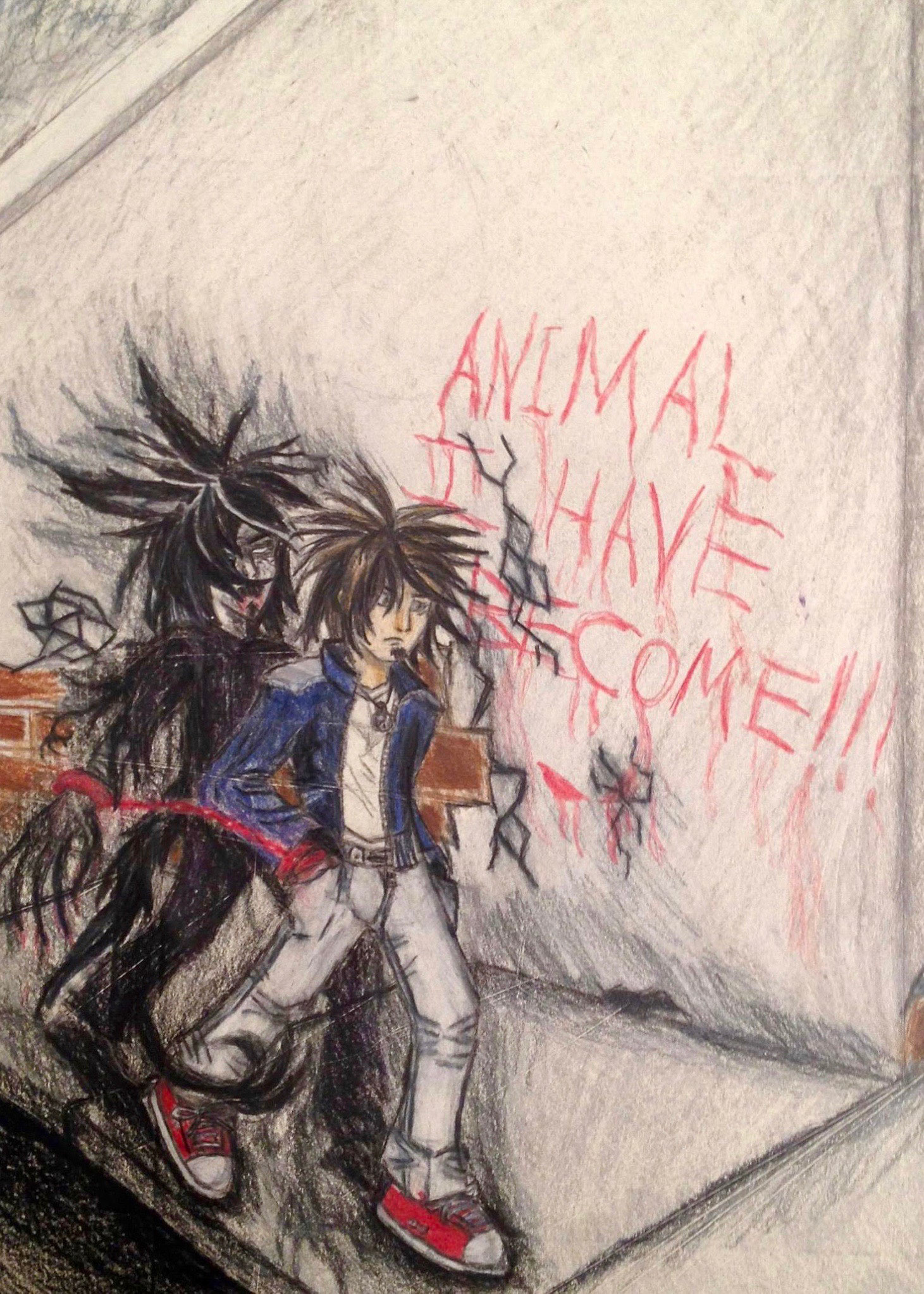 Music Illustration Project: Animal I have become