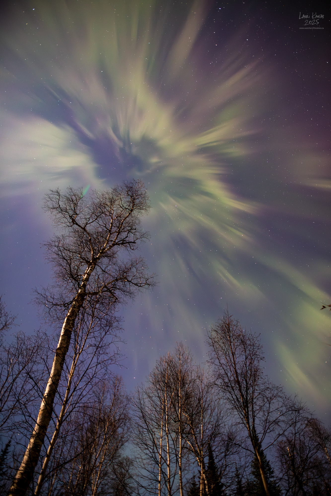 G3 Storm During Full Moon - Amethyst Bay, Lake Superior