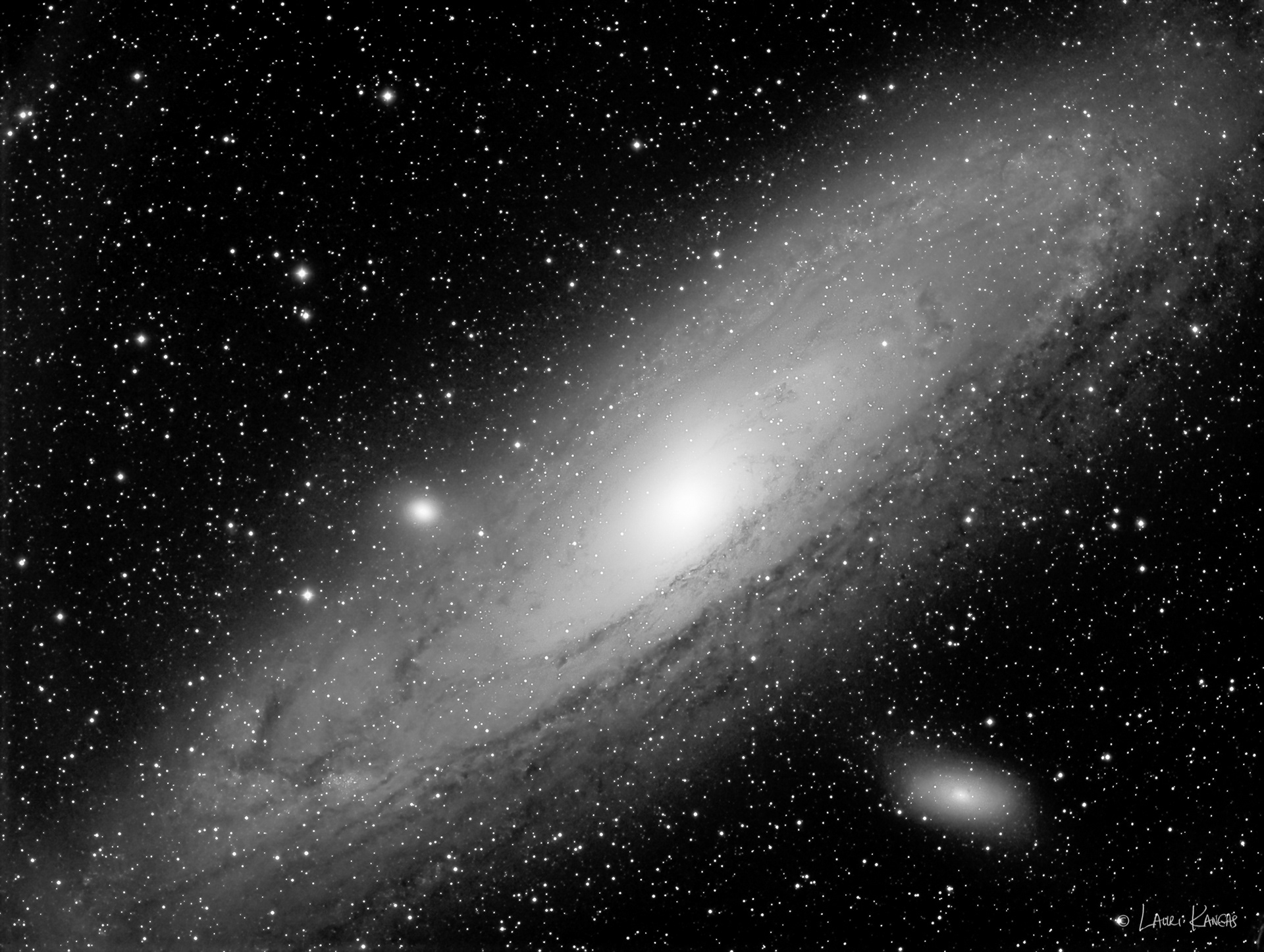 The Andromeda Galaxy (M31) - Luminance Only