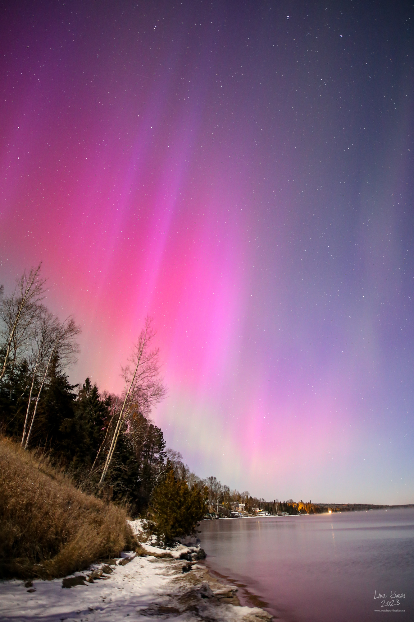 Morning G3 Geomagnetic Storm - Amethyst Bay, Shuniah, Ontario