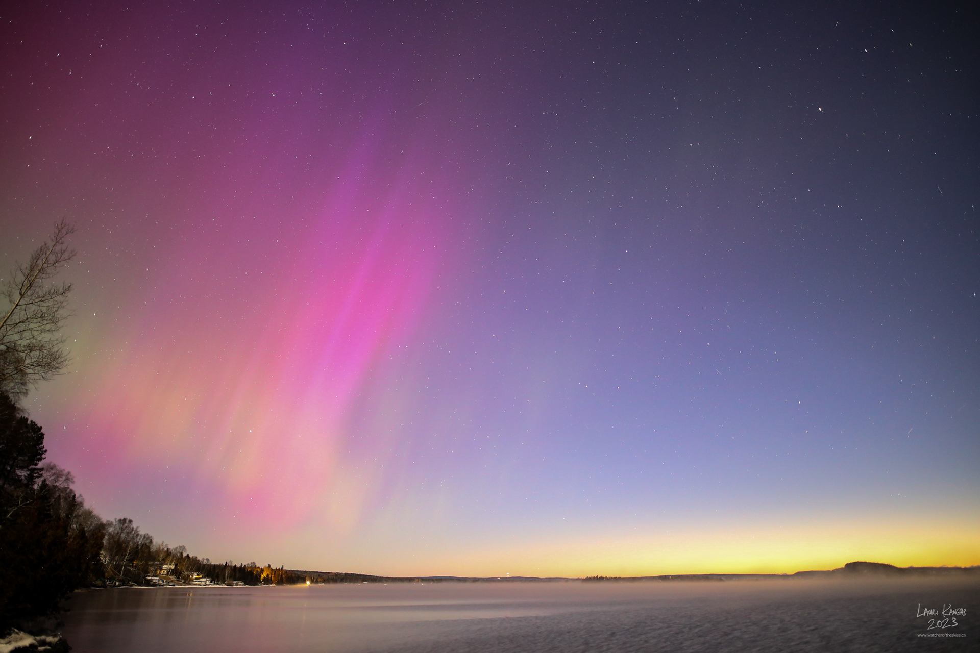 Morning G3 Geomagnetic Storm - Amethyst Bay, Shuniah, Ontario