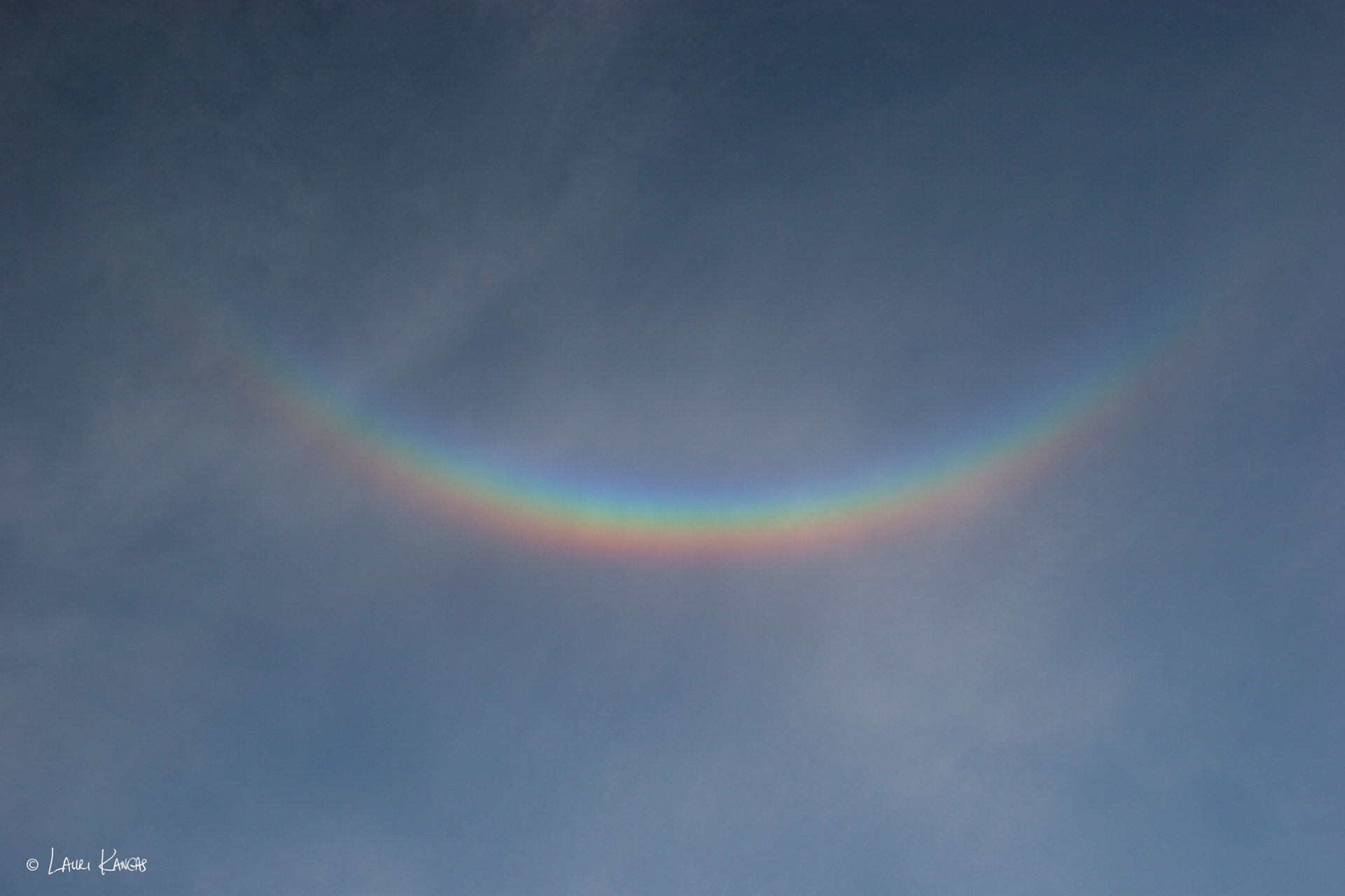 Solar Circumzenithal Arc (CZA)