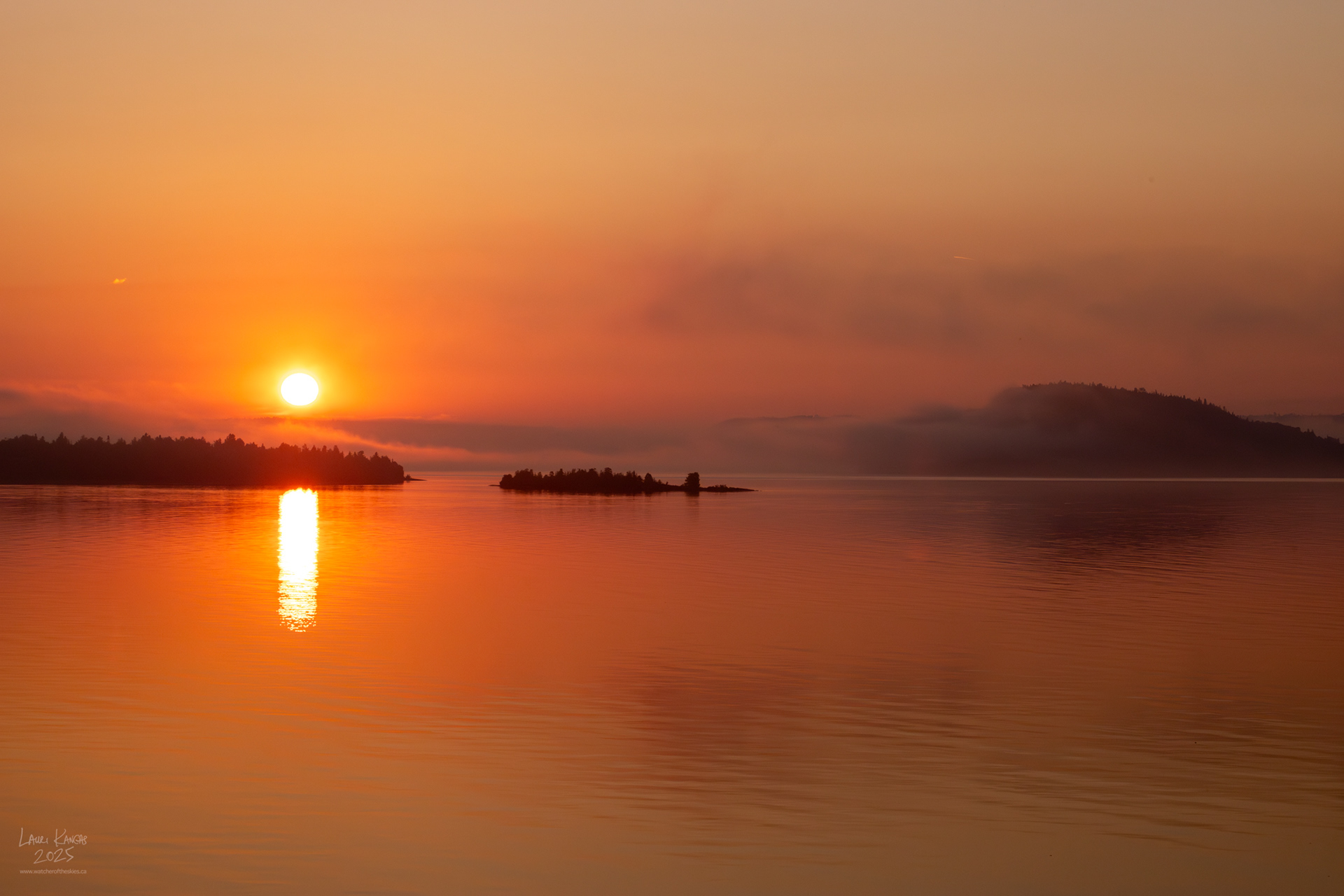 Beautiful Sunrise over Amethyst Bay, Lake Superior - September 17, 2025