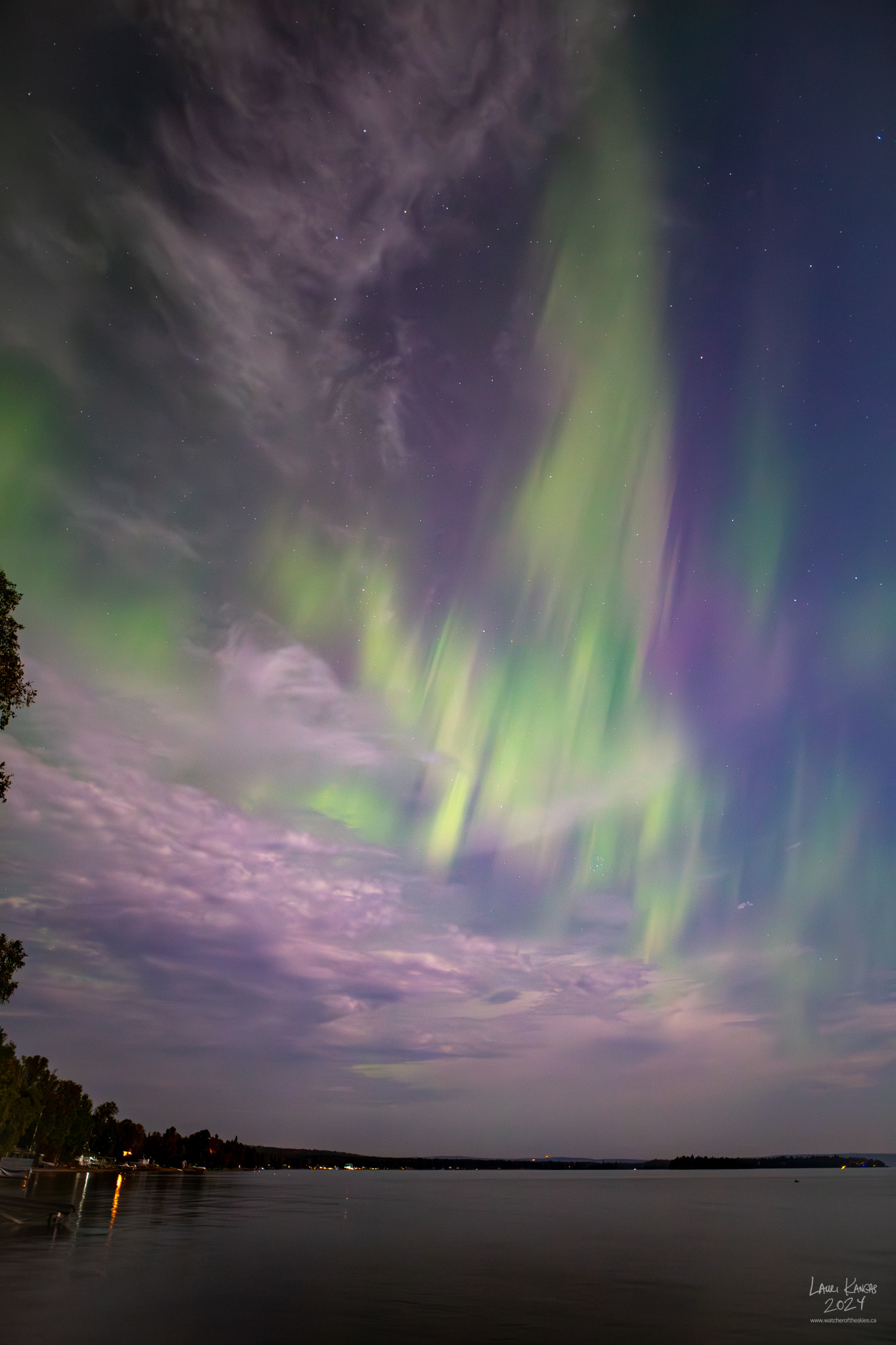 G4 Geomagnetic Storm during Harvest Moon - Amethyst Bay