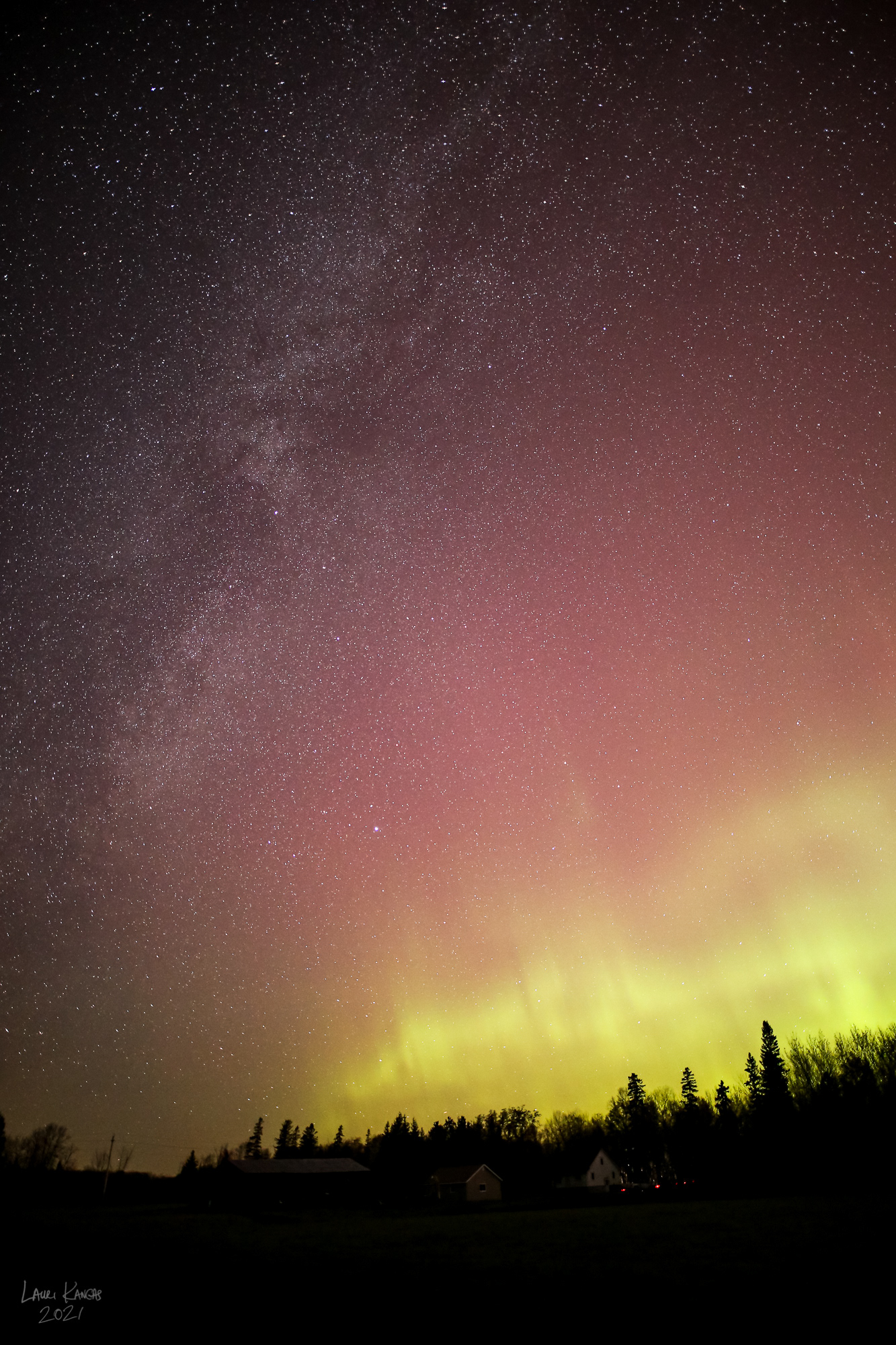 G3 Geomagnetic Storm and Winter Milky Way - Nov 3/4 2021