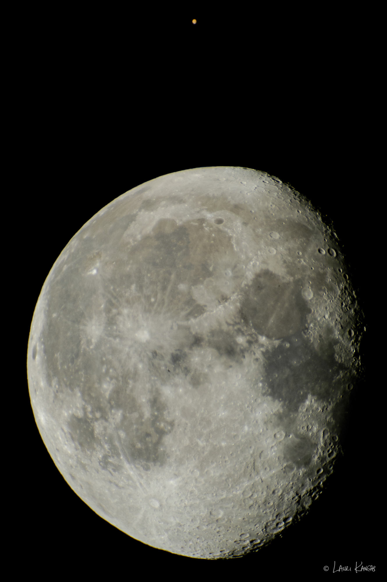 The Moon and Mars - July 17, 2003
