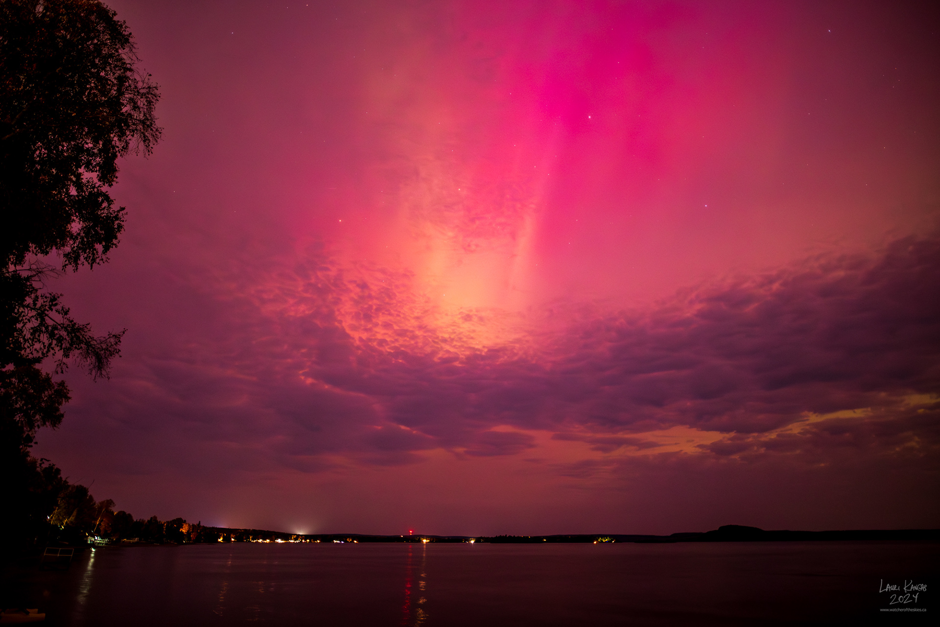 Severe G4 Geomagnetic Storm over Amethyst Bay