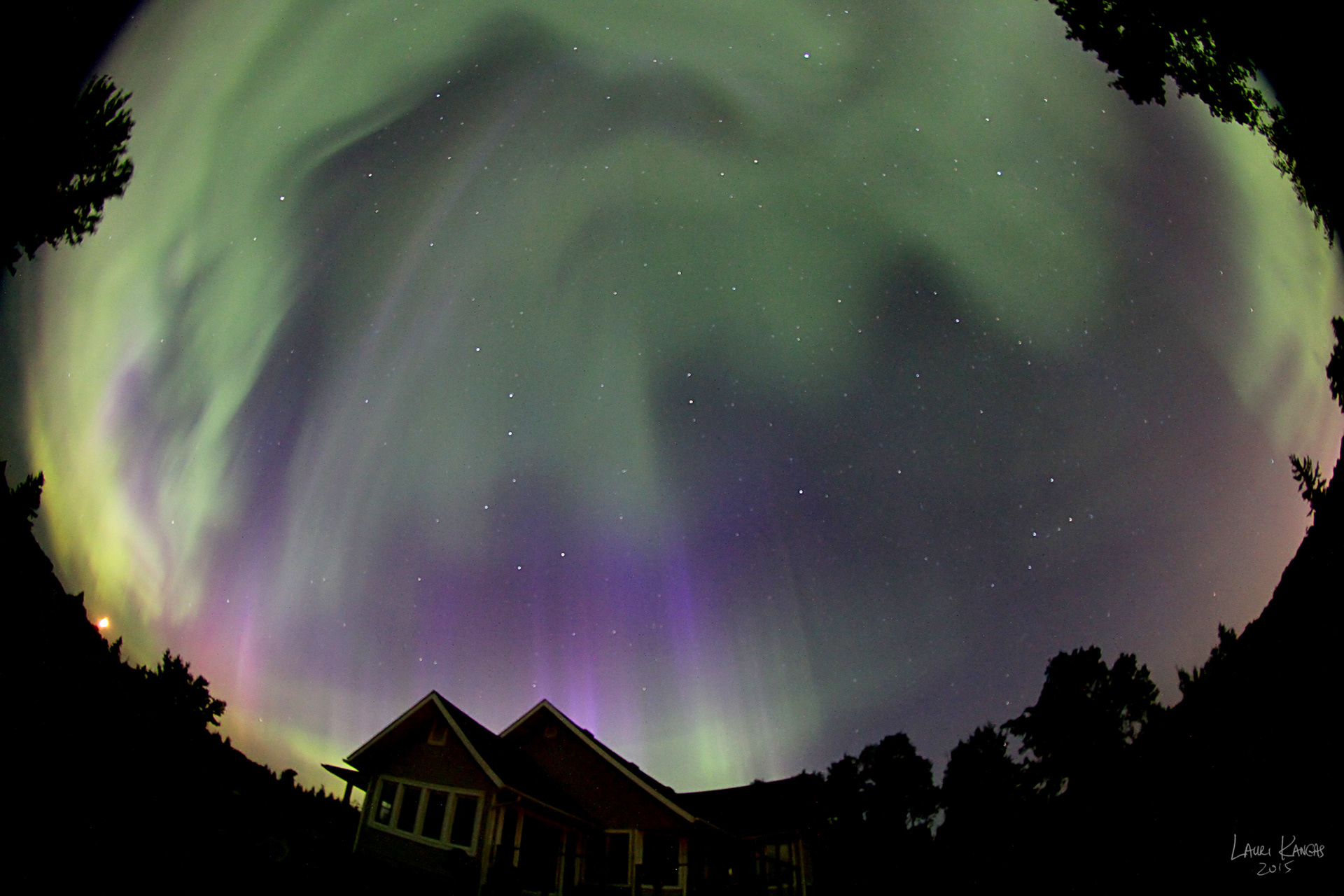 Full Sky Aurora - June 22, 2015