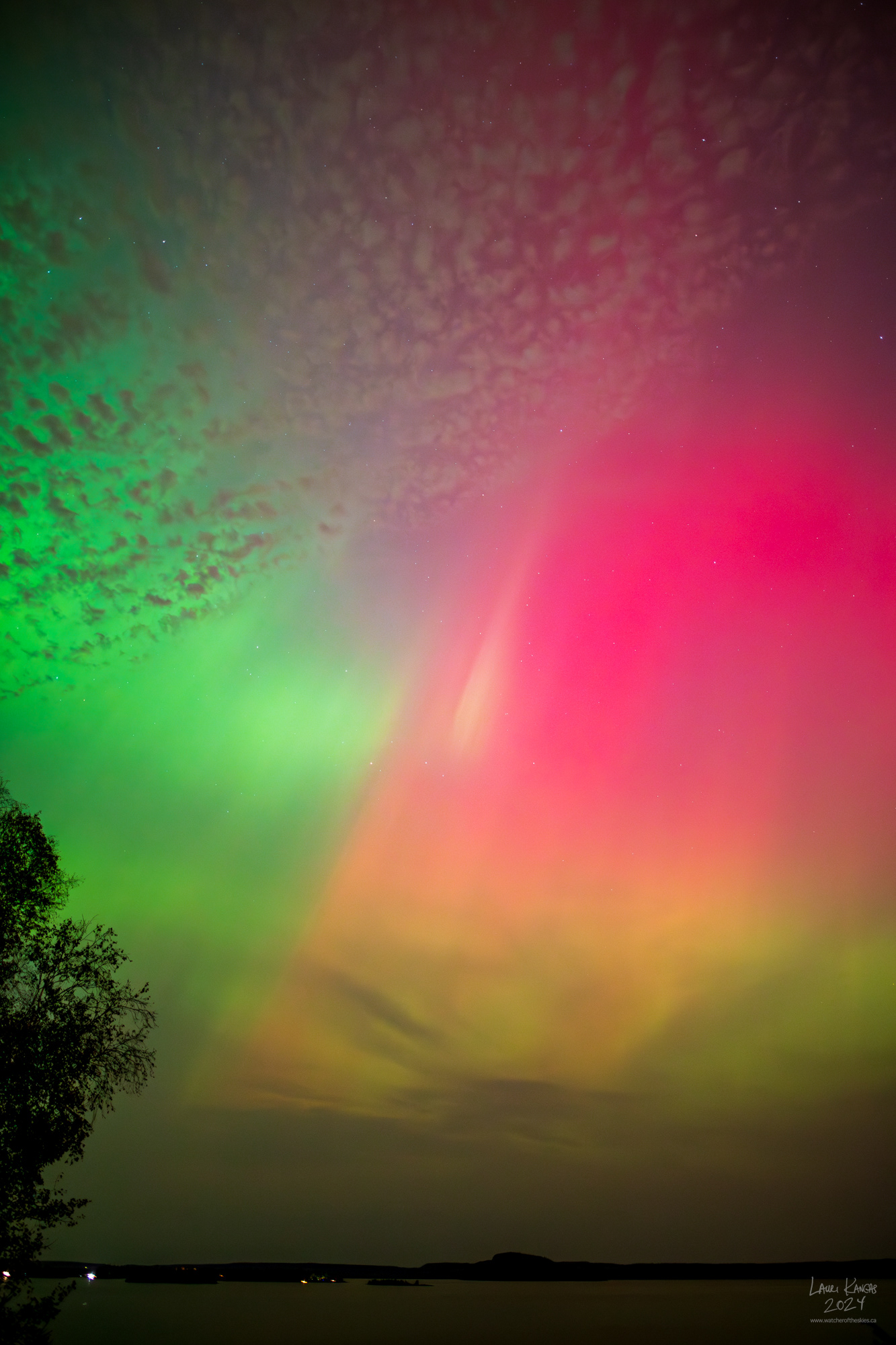 Severe G4 Geomagnetic Storm over Amethyst Bay