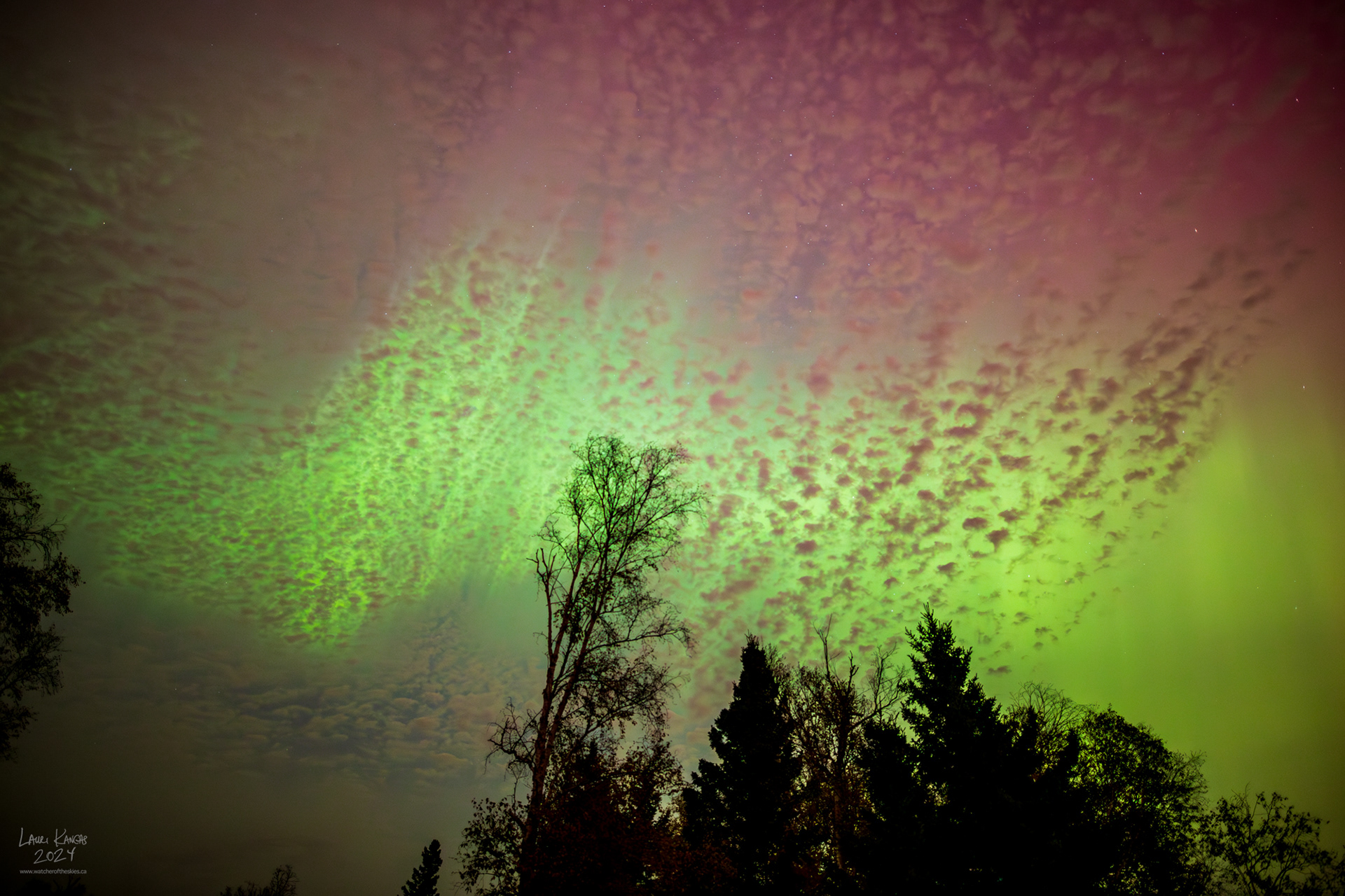 Severe G4 Geomagnetic Storm over Amethyst Bay