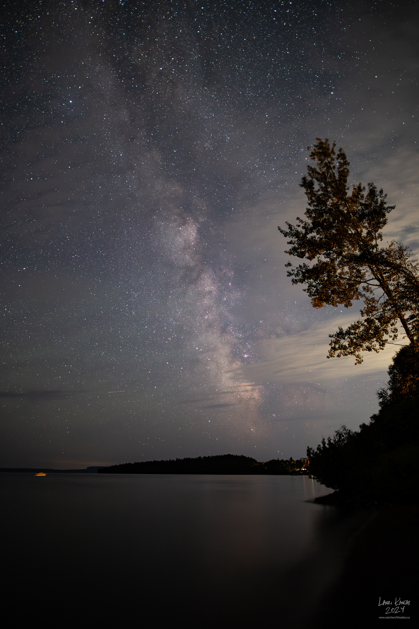 The Milky Way over Amethyst Bay - Aug 6 2024