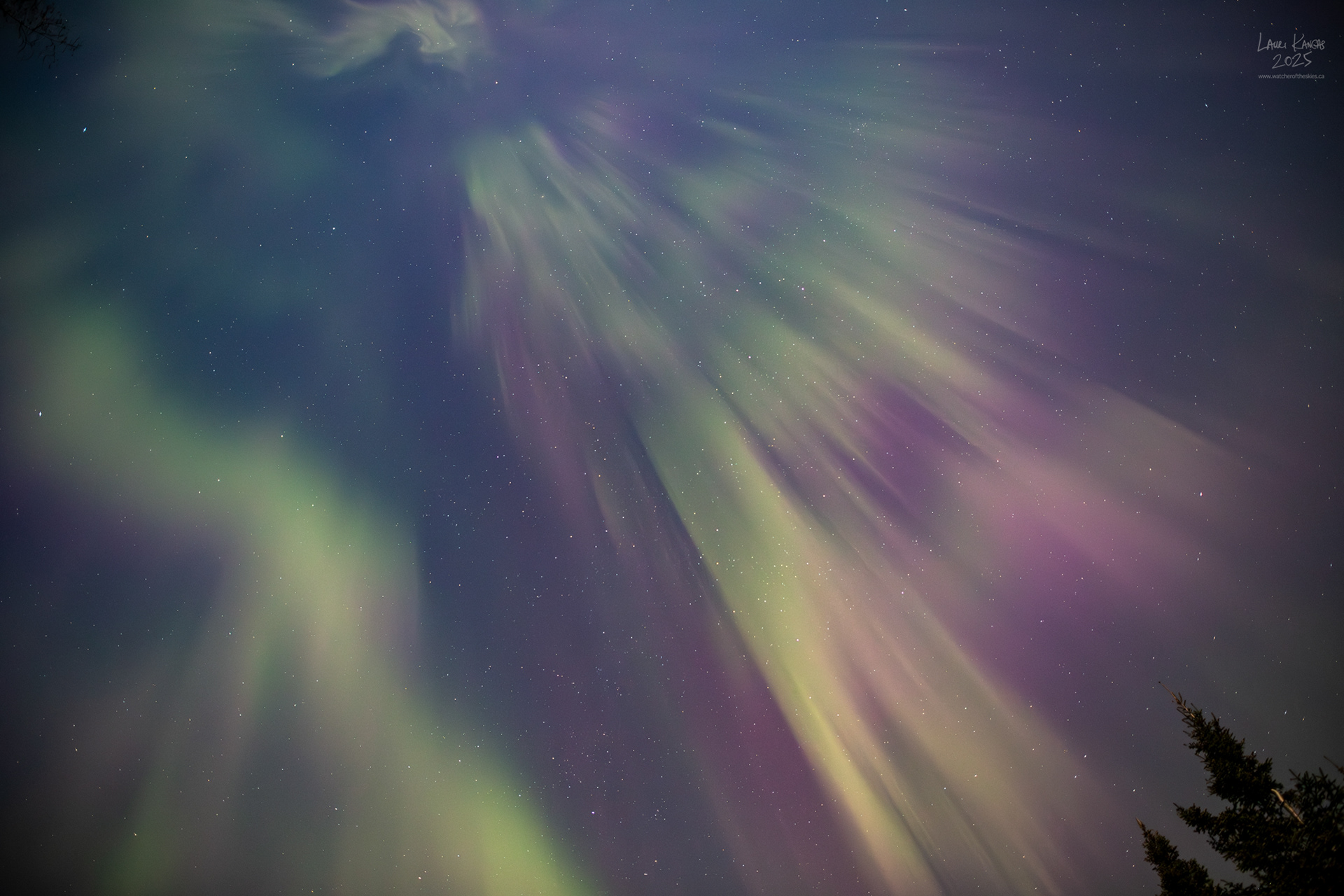 G3 Storm During Full Moon - Amethyst Bay, Lake Superior