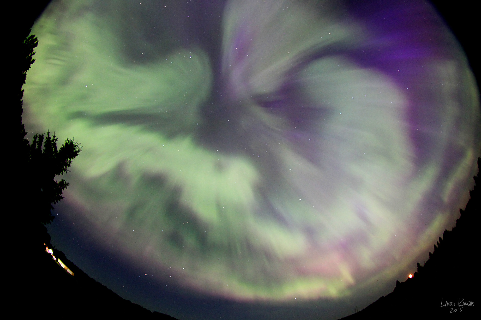 Full Sky Aurora - June 22, 2015
