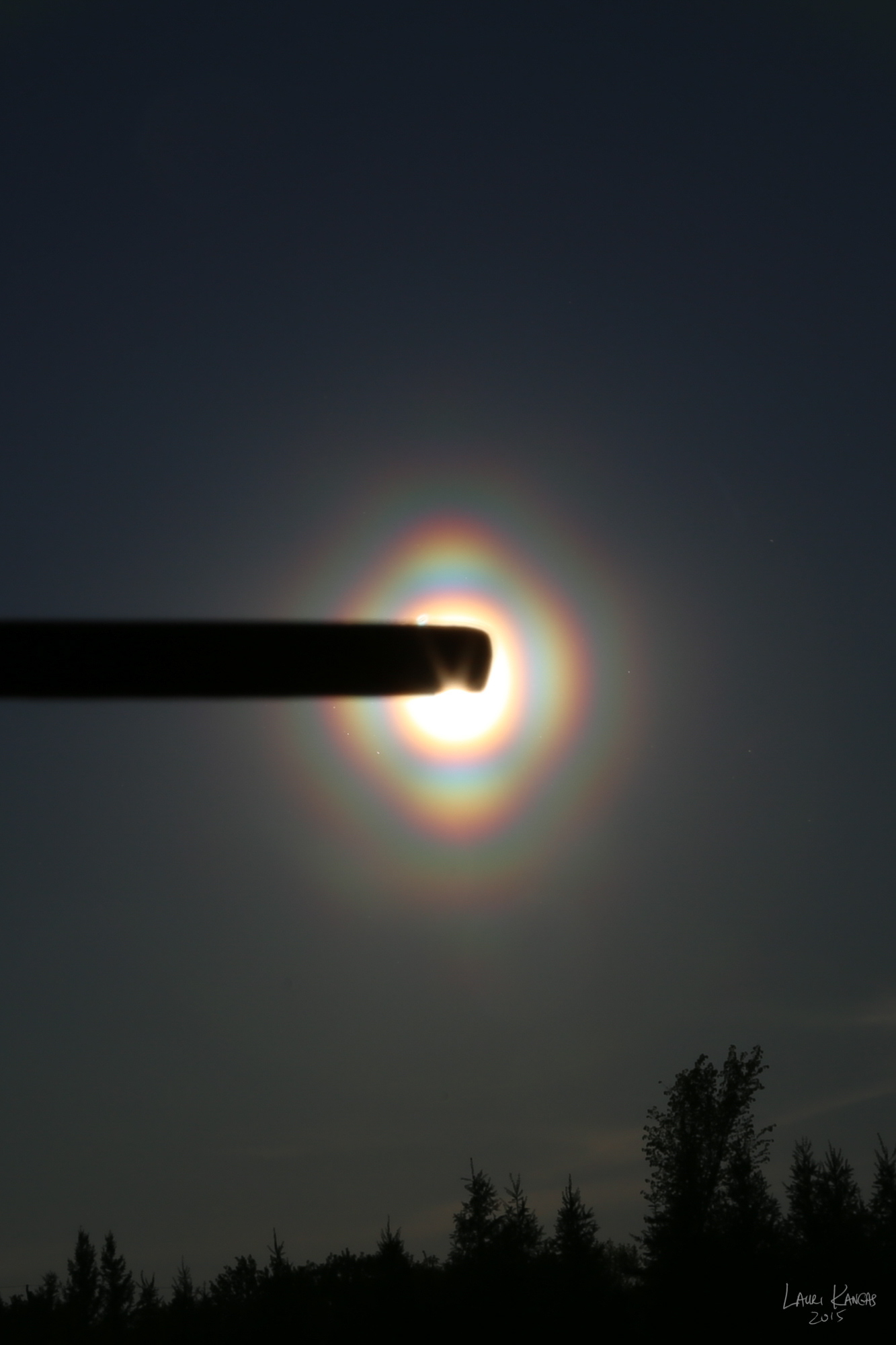 Solar Pollen Corona - May 25, 2015